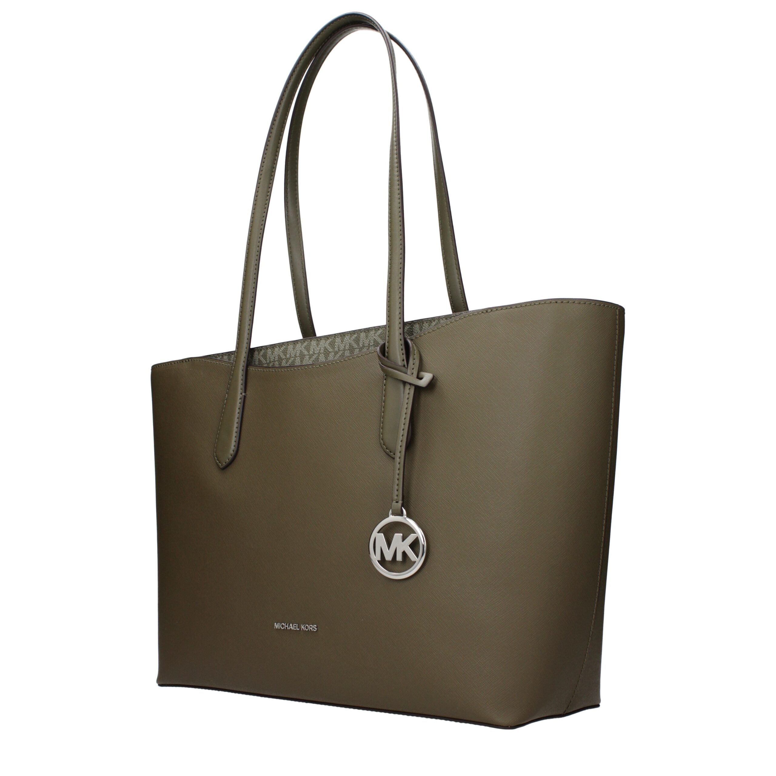 Michael Kors Grüne Stoff-Umhängetasche
