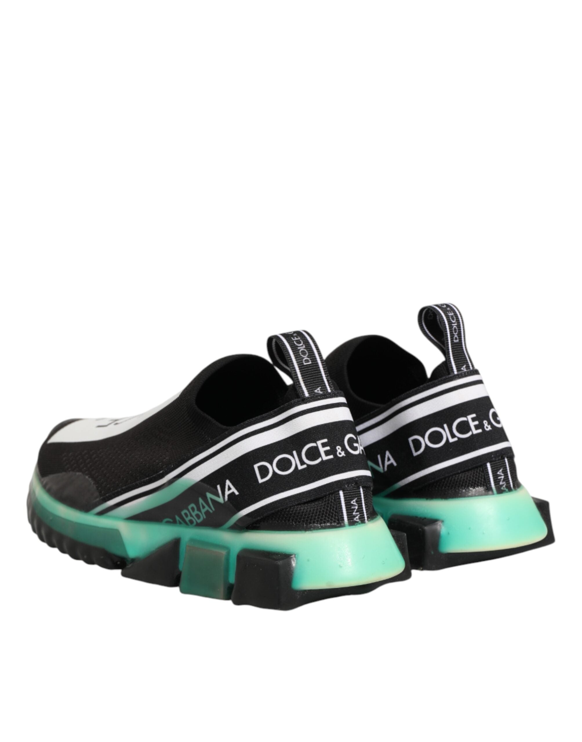 Dolce & Gabbana Schwarze Sorrento Herren-Sneaker zum Hineinschlüpfen