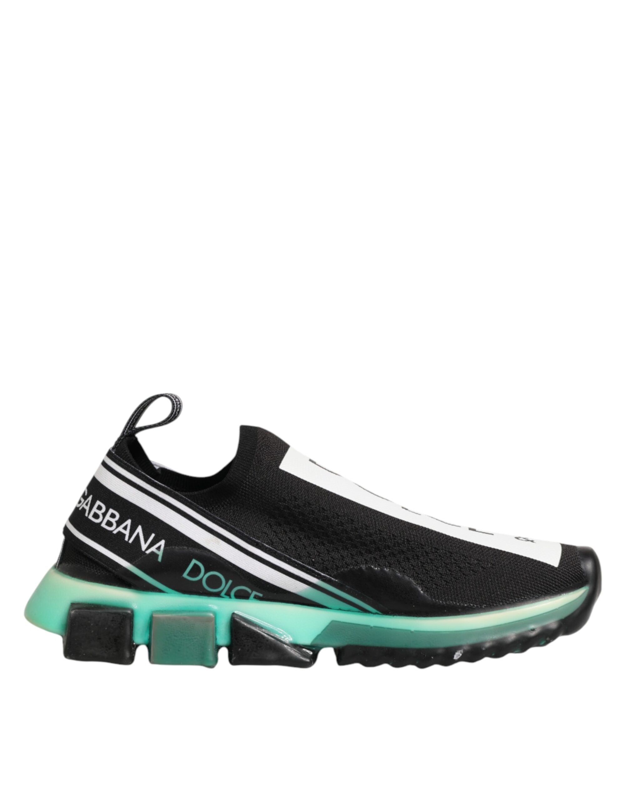 Dolce & Gabbana Schwarze Sorrento Herren-Sneaker zum Hineinschlüpfen