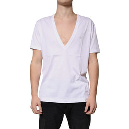 Dolce & Gabbana Weißes Baumwoll-T-Shirt