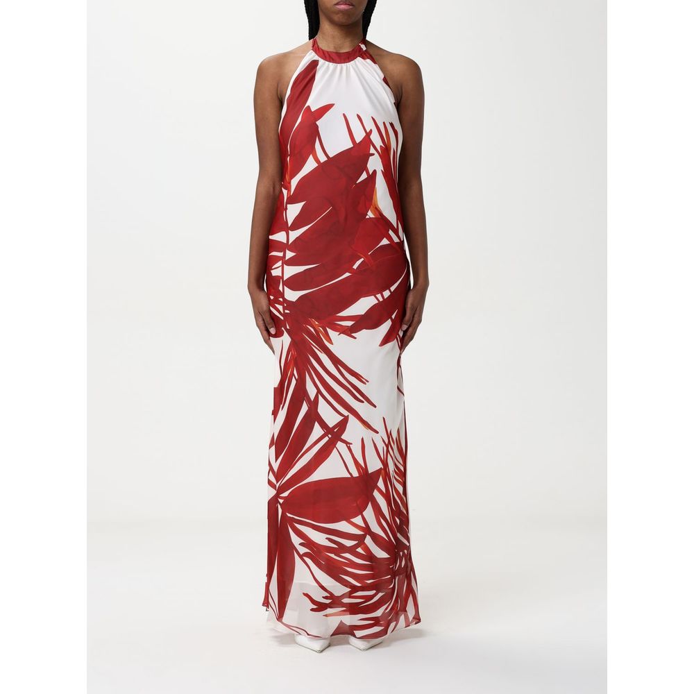 Hanita Rotes Seidenkleid für jeden Tag