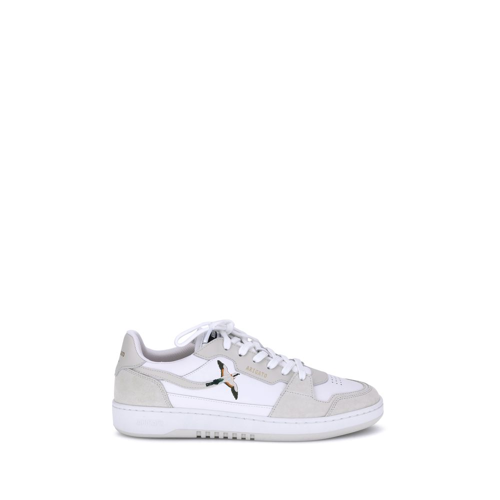 Axel Arigato Weiße Low-Top-Sneaker aus Kalbsleder Bos Taurus