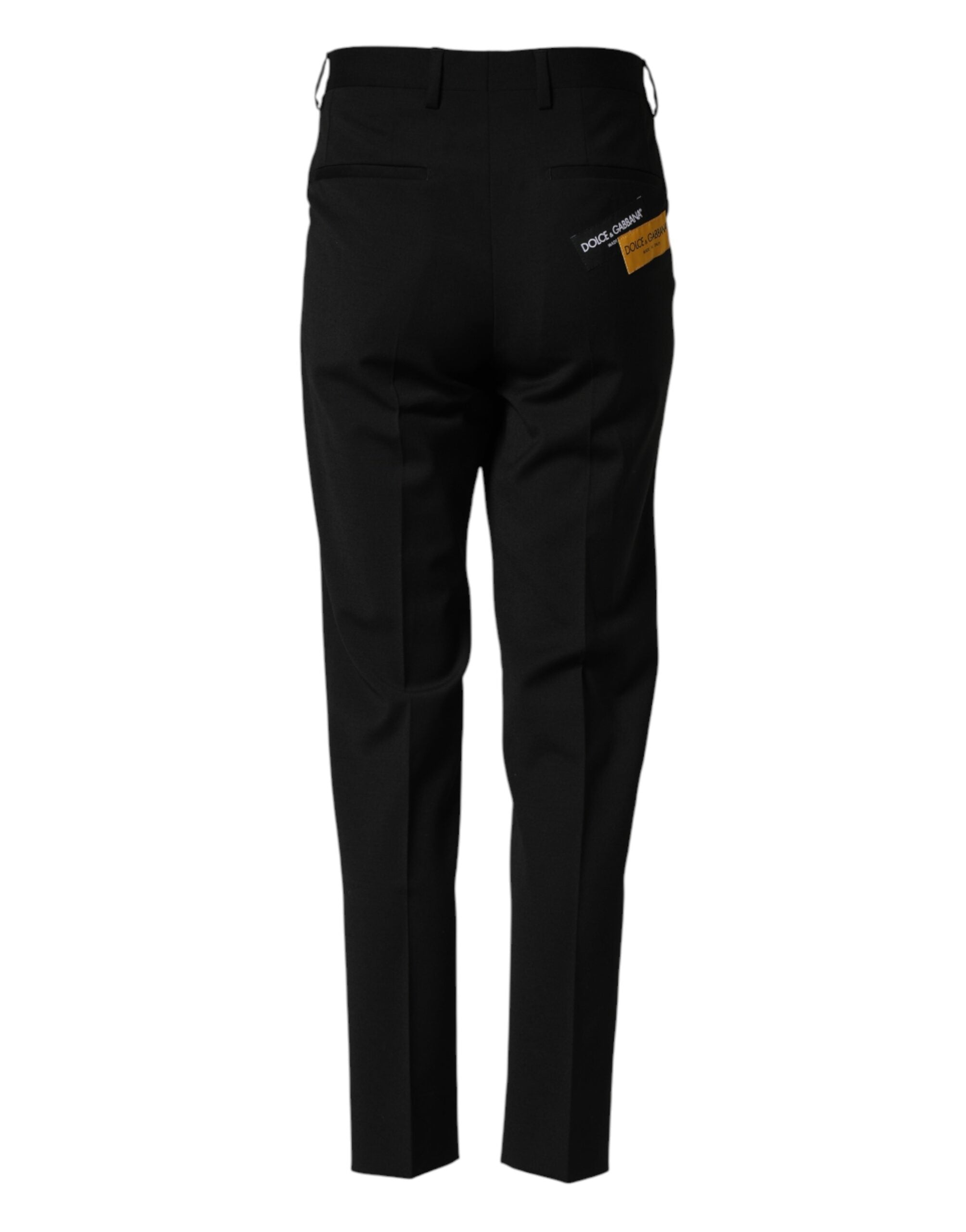 Dolce & Gabbana Schwarze Wollhose für Herren
