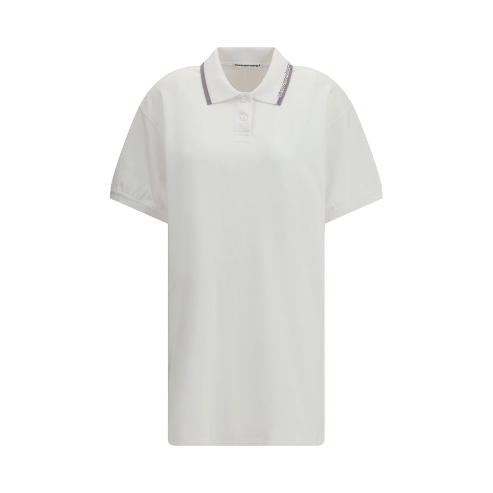 Alexander Wang Weißes Baumwoll-Freizeitkleid