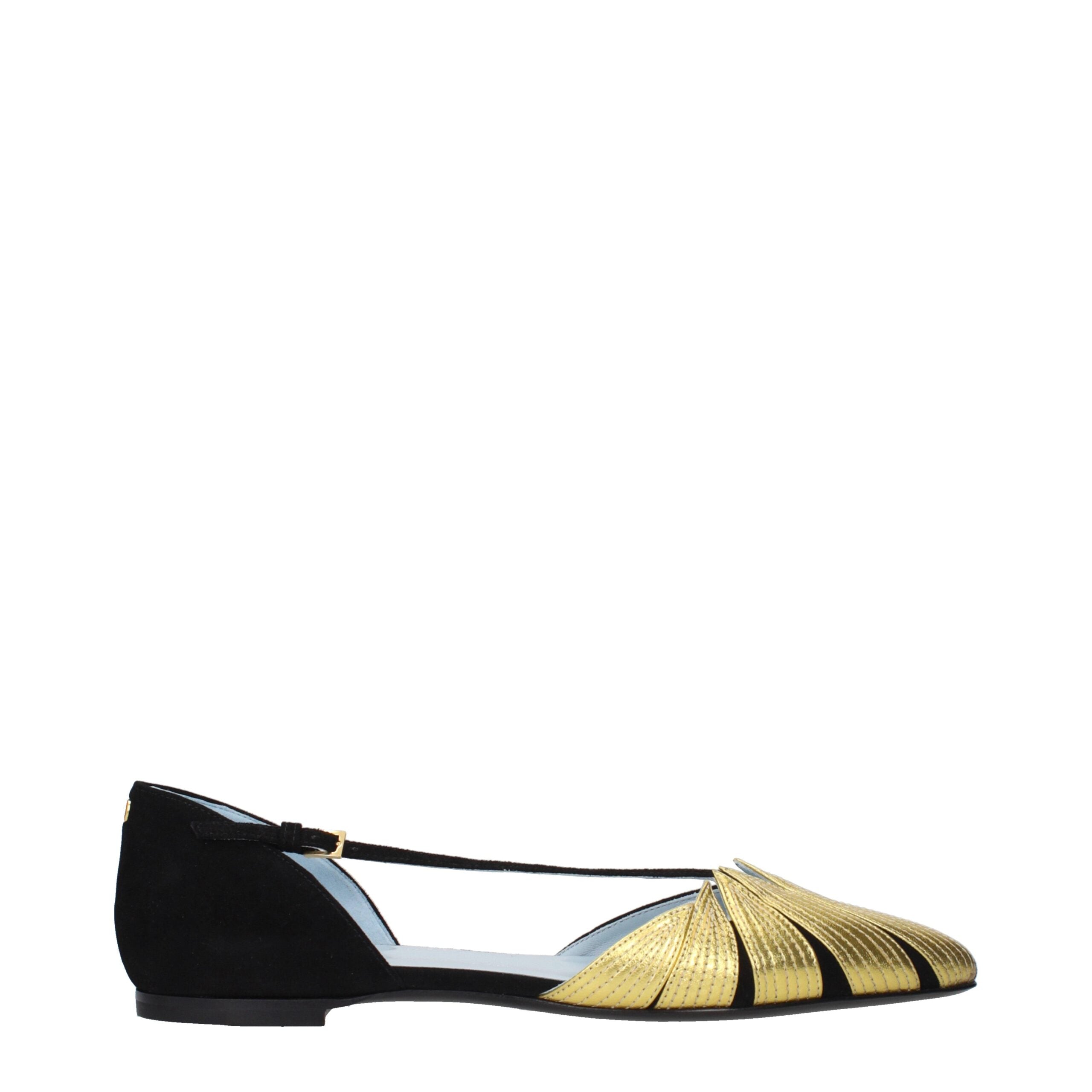 Valentino Garavani Schwarze flache Sandalen aus Leder