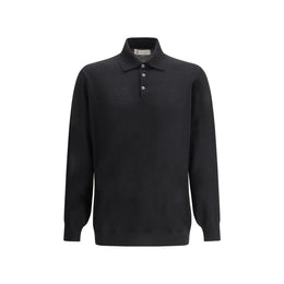 Brunello Cucinelli Schwarzes Kaschmir-Hemd