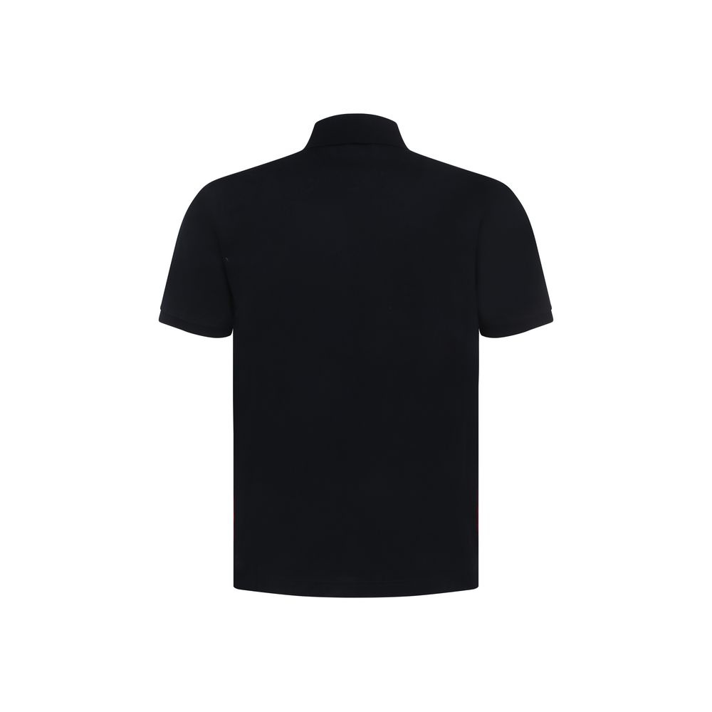 Thom Browne Blaues Baumwoll-Polohemd