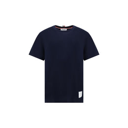 Thom Browne Blaues Baumwoll-T-Shirt
