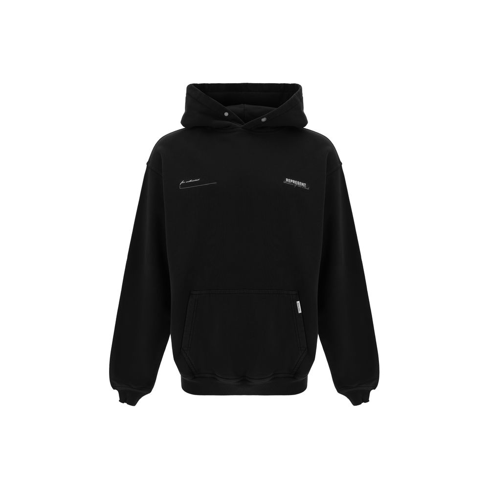 Represent Schwarzer Baumwoll-Sweatshirt