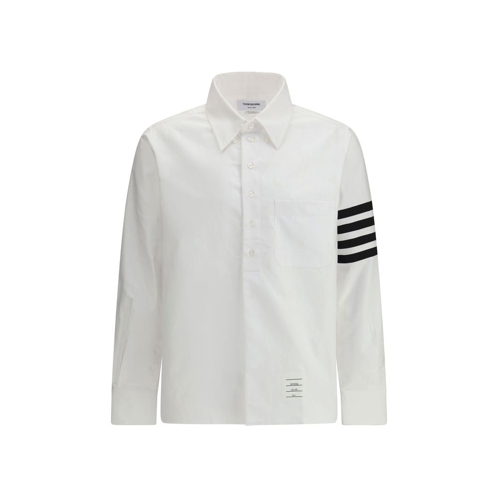 Thom Browne Weißes Baumwollkleidhemd