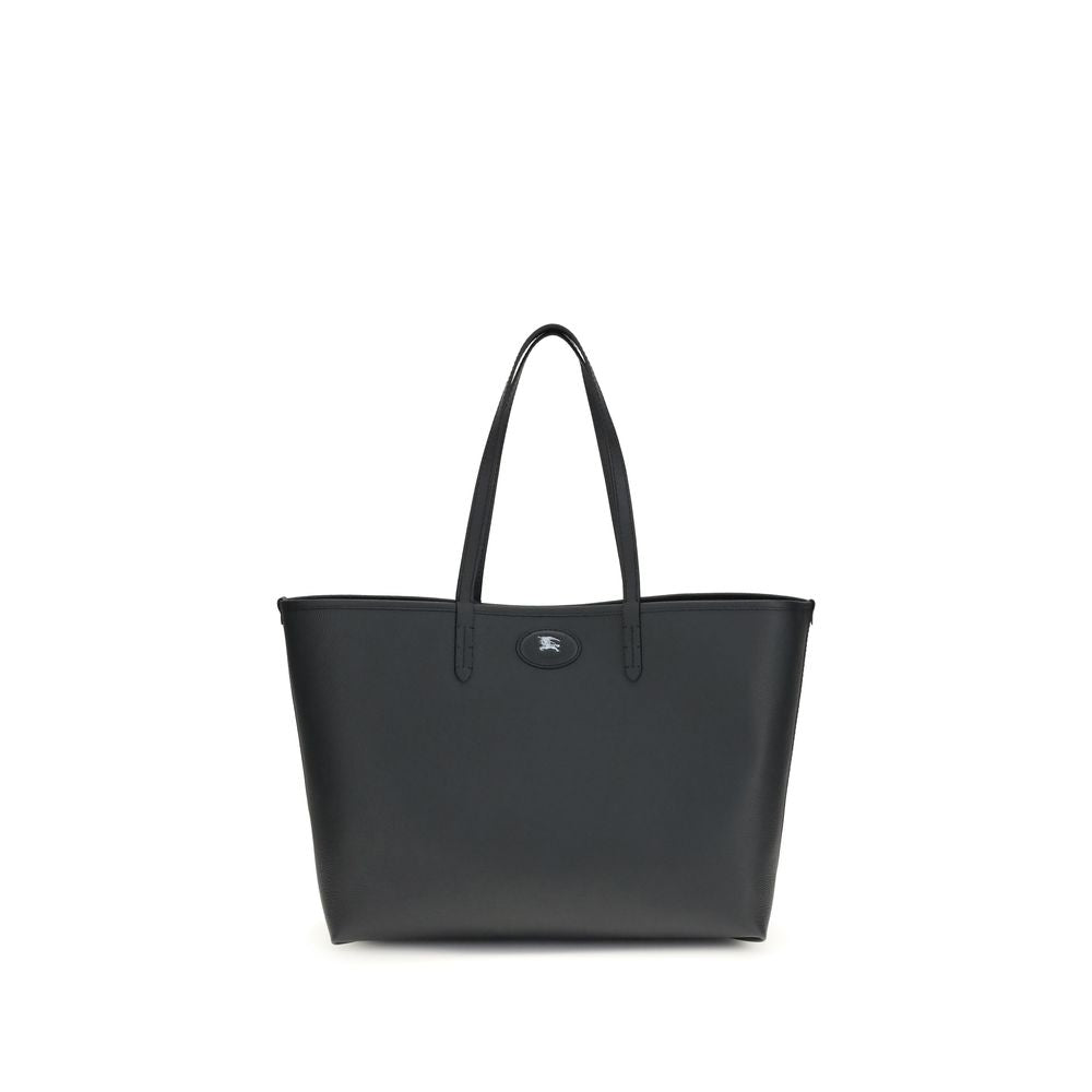 Burberry Schwarze Bos Taurus Kalbsleder Schultertasche