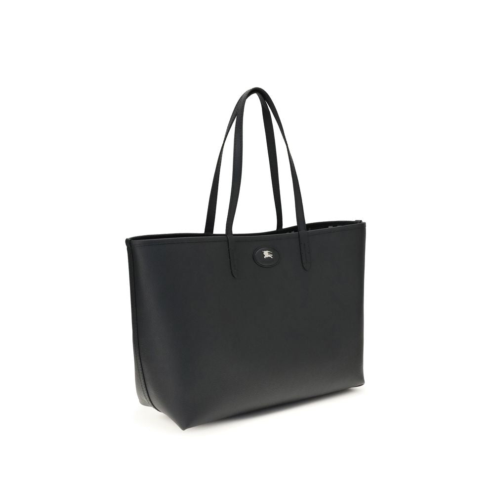 Burberry Schwarze Bos Taurus Kalbsleder Schultertasche