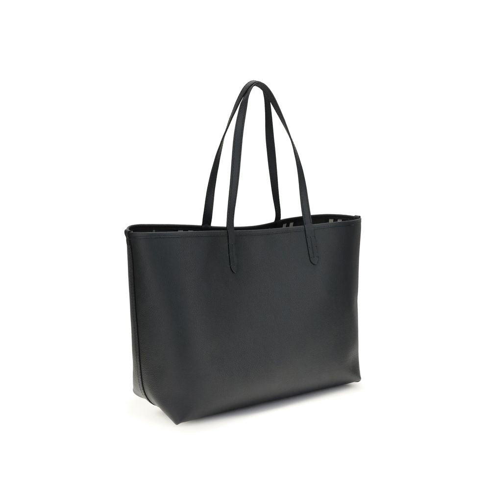 Burberry Schwarze Bos Taurus Kalbsleder Schultertasche