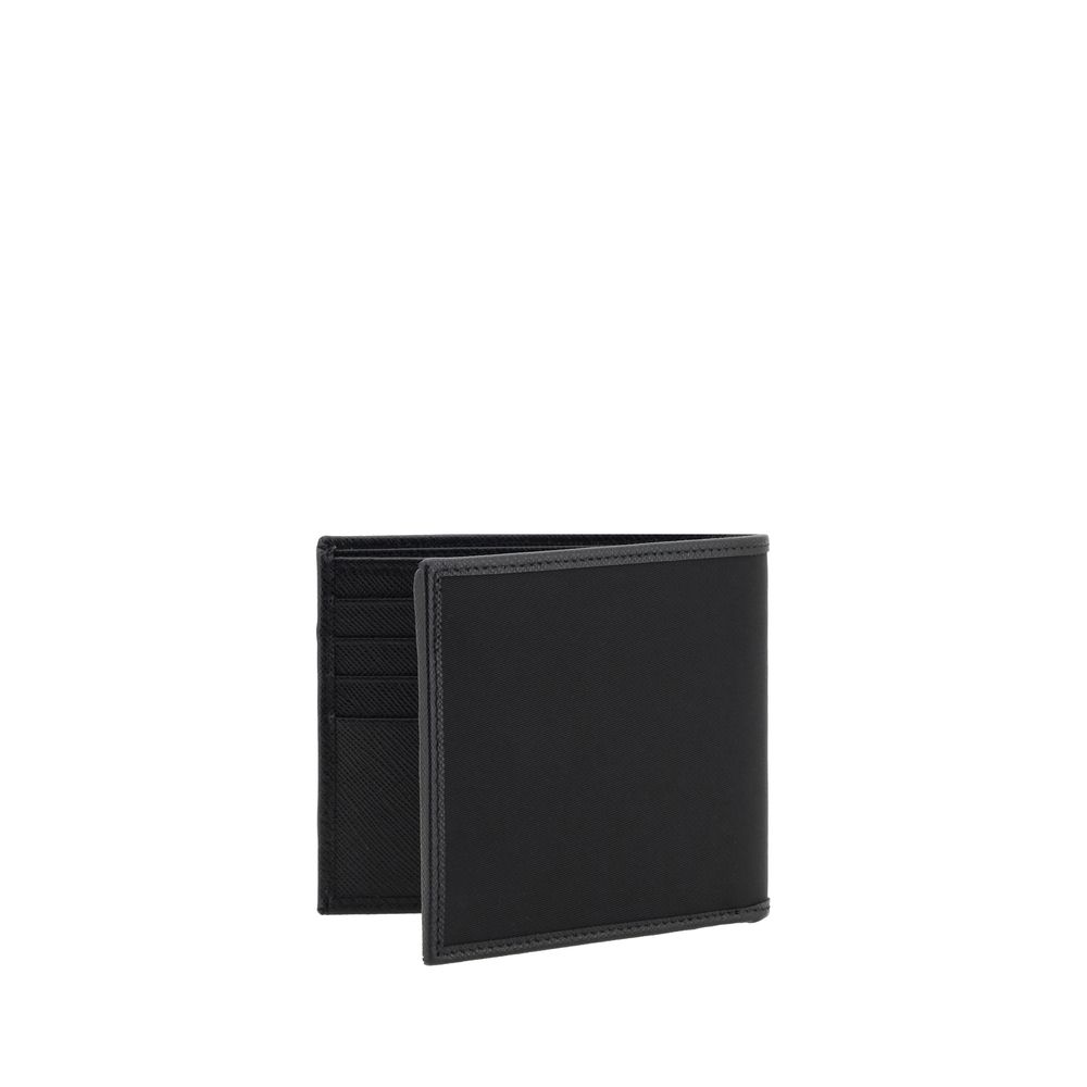 Prada Schwarzes Nylon Portemonnaie
