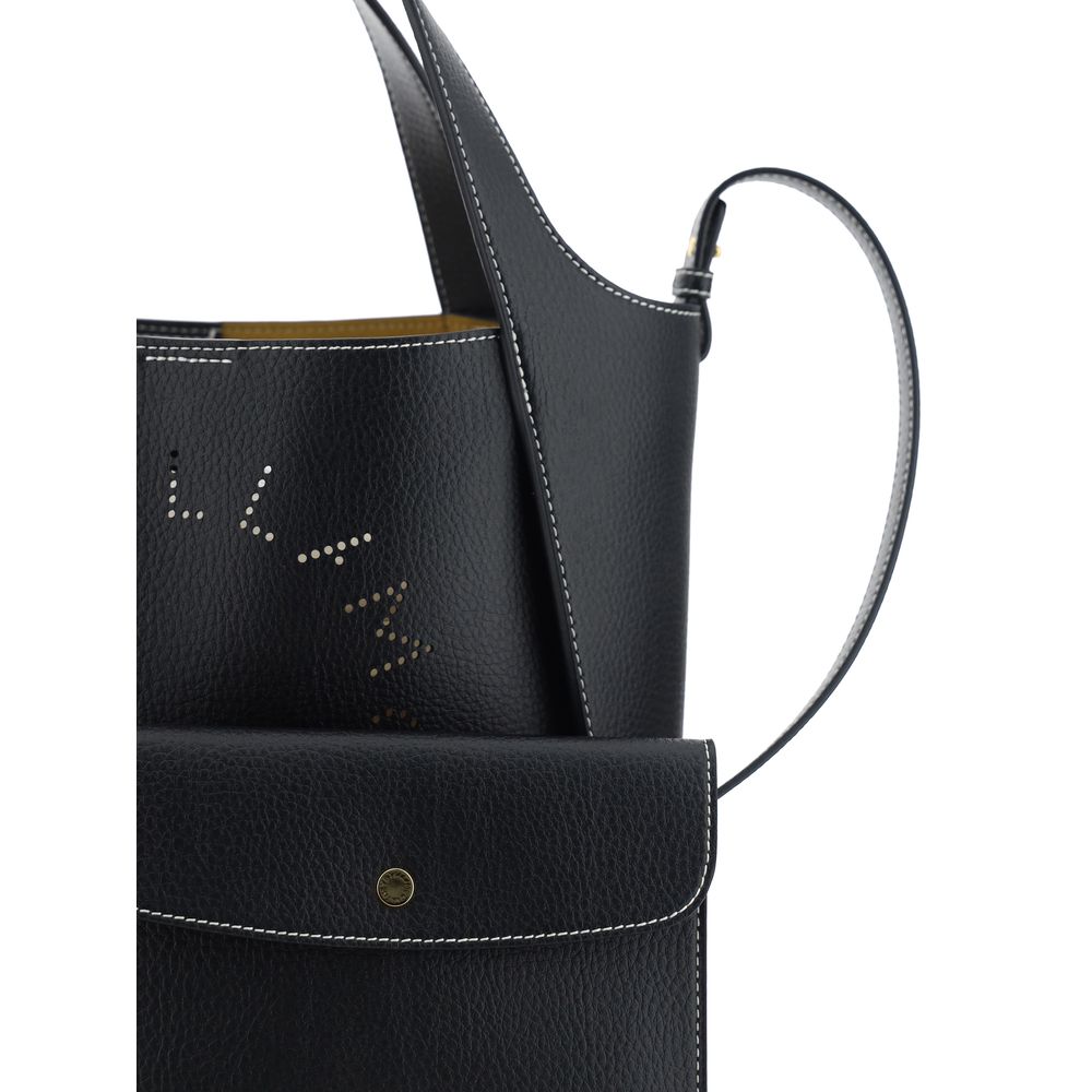 Stella McCartney Schwarze Schultertasche aus Polyamid