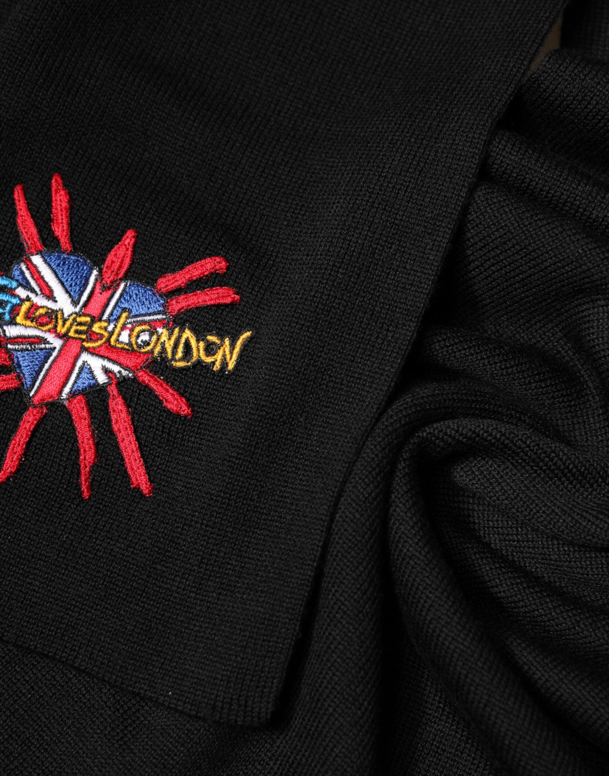 Dolce & Gabbana Blauer Wollschal DG Loves London für den Hals