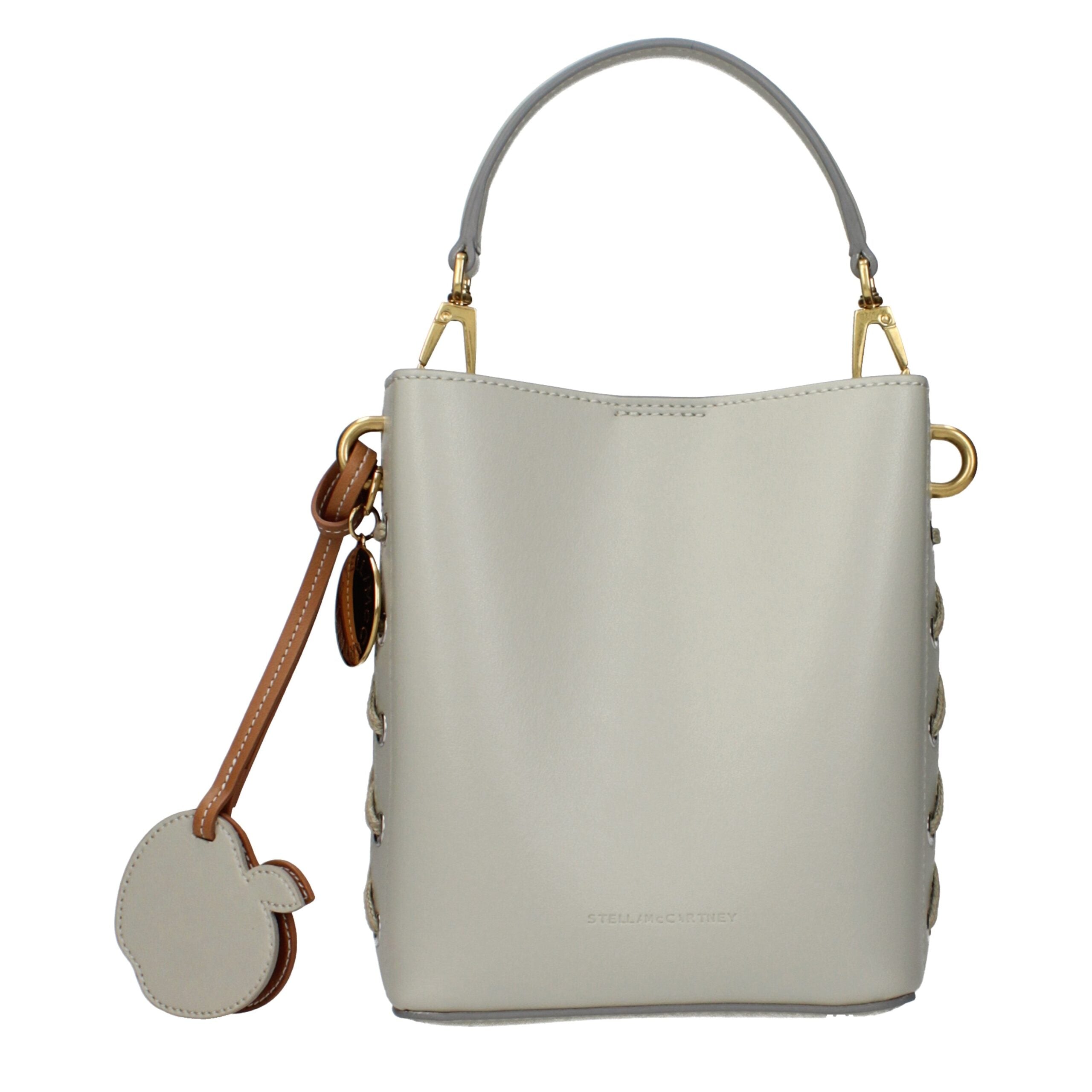 Stella McCartney Graue Lederhandtasche