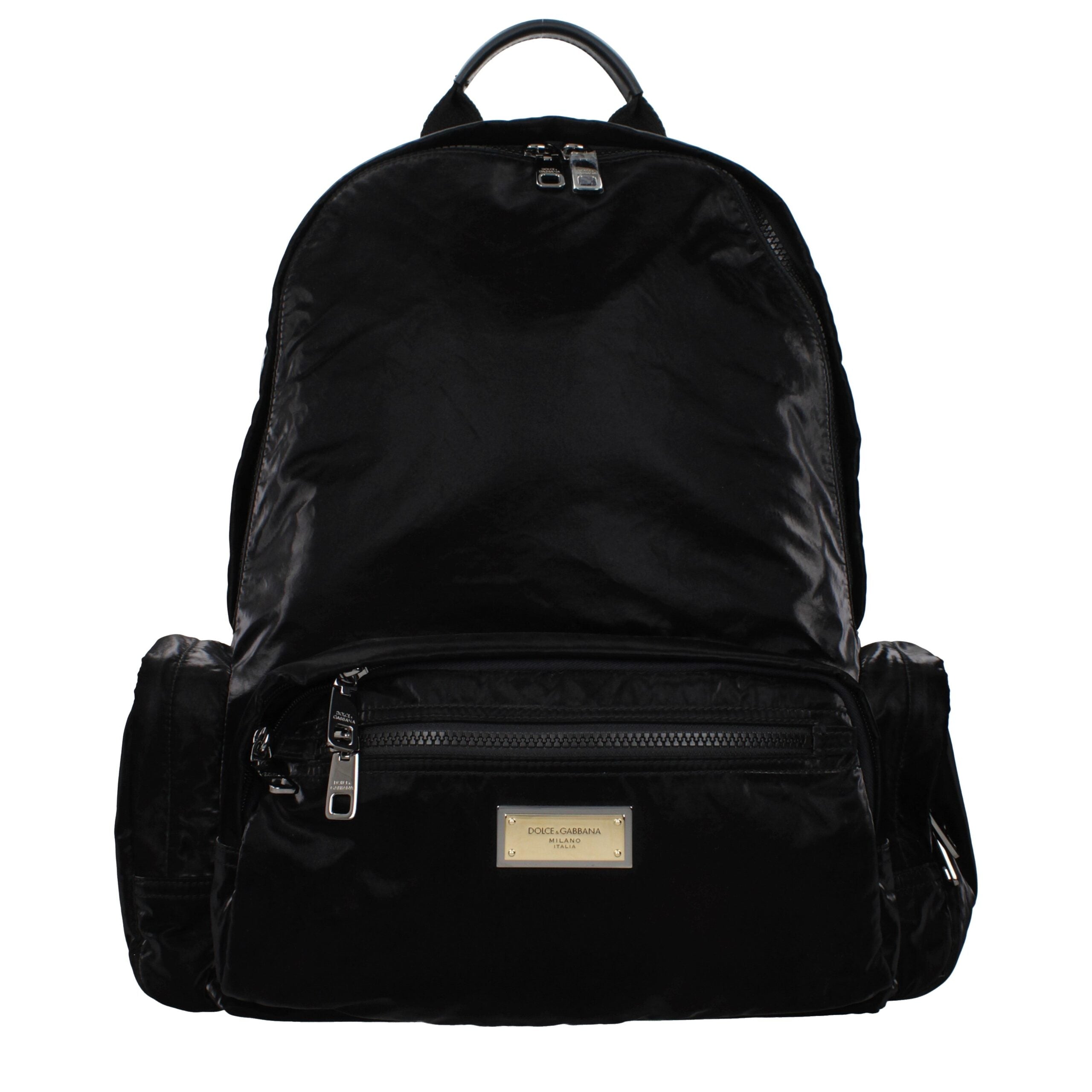 Dolce & Gabbana Schwarzer Nylon-Rucksack