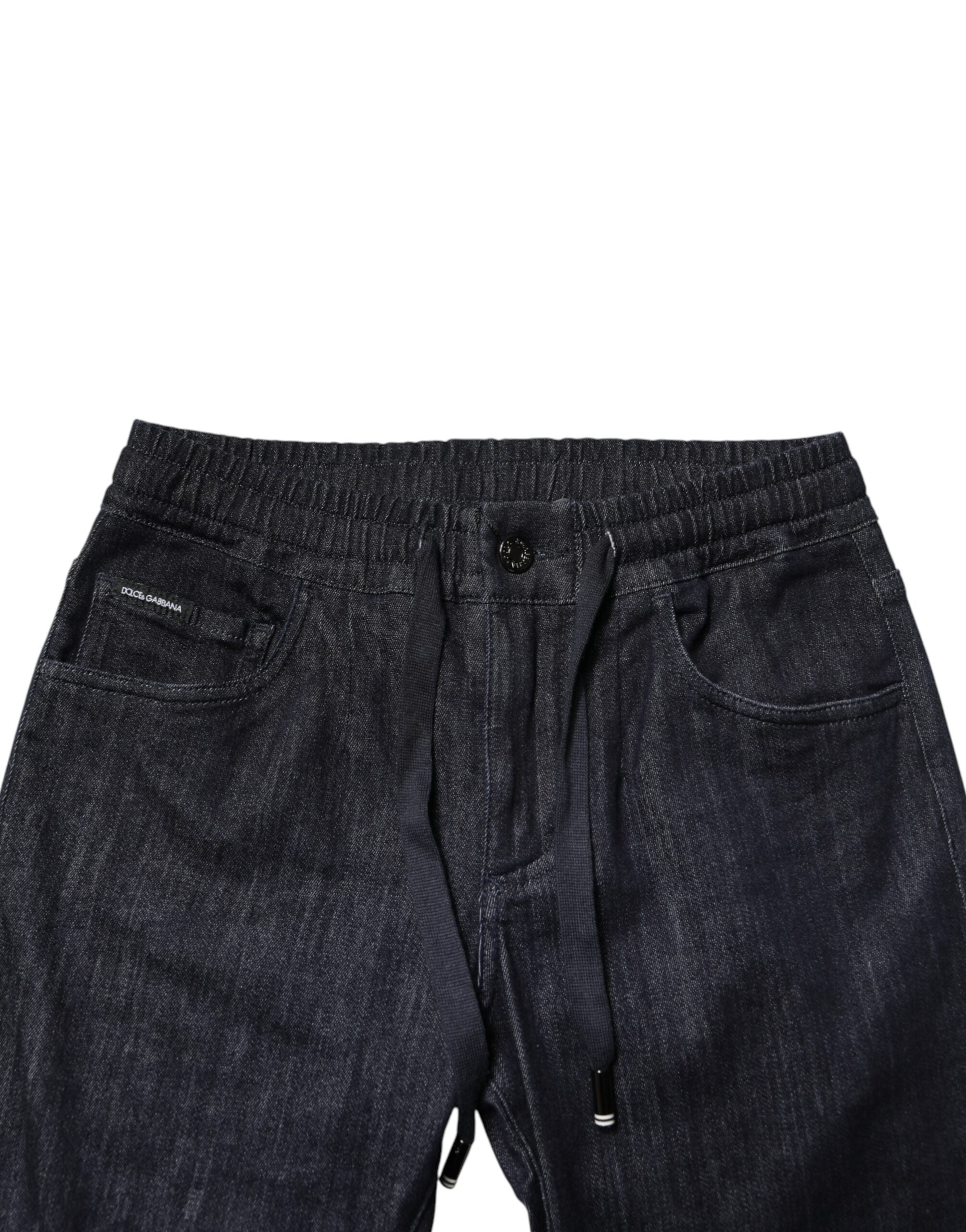 Dolce & Gabbana Schwarze Skinny-Jeans aus Baumwoll-Stretch für Herren