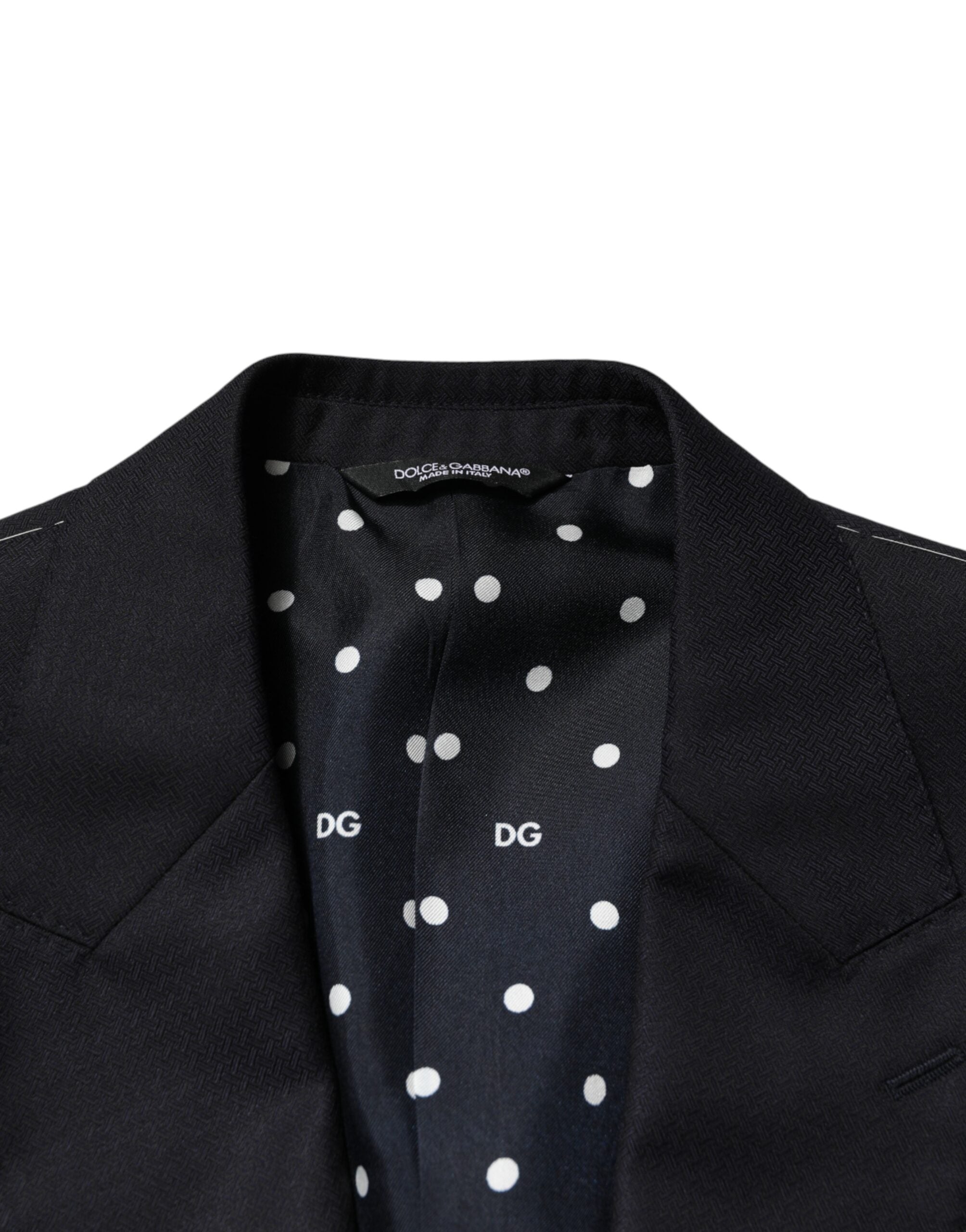 Dolce & Gabbana Schwarzer Woll-Sakko-Anzug für Herren