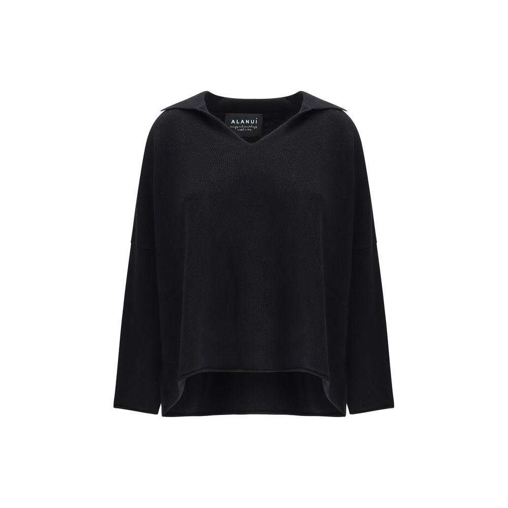 Alanui Schwarzer Kaschmir-Pullover