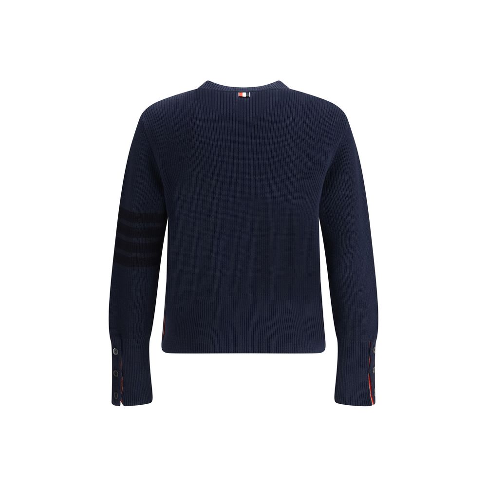 Thom Browne Blauer Baumwoll-Sweatshirt