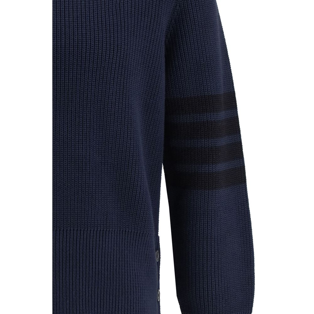 Thom Browne Blauer Baumwoll-Sweatshirt