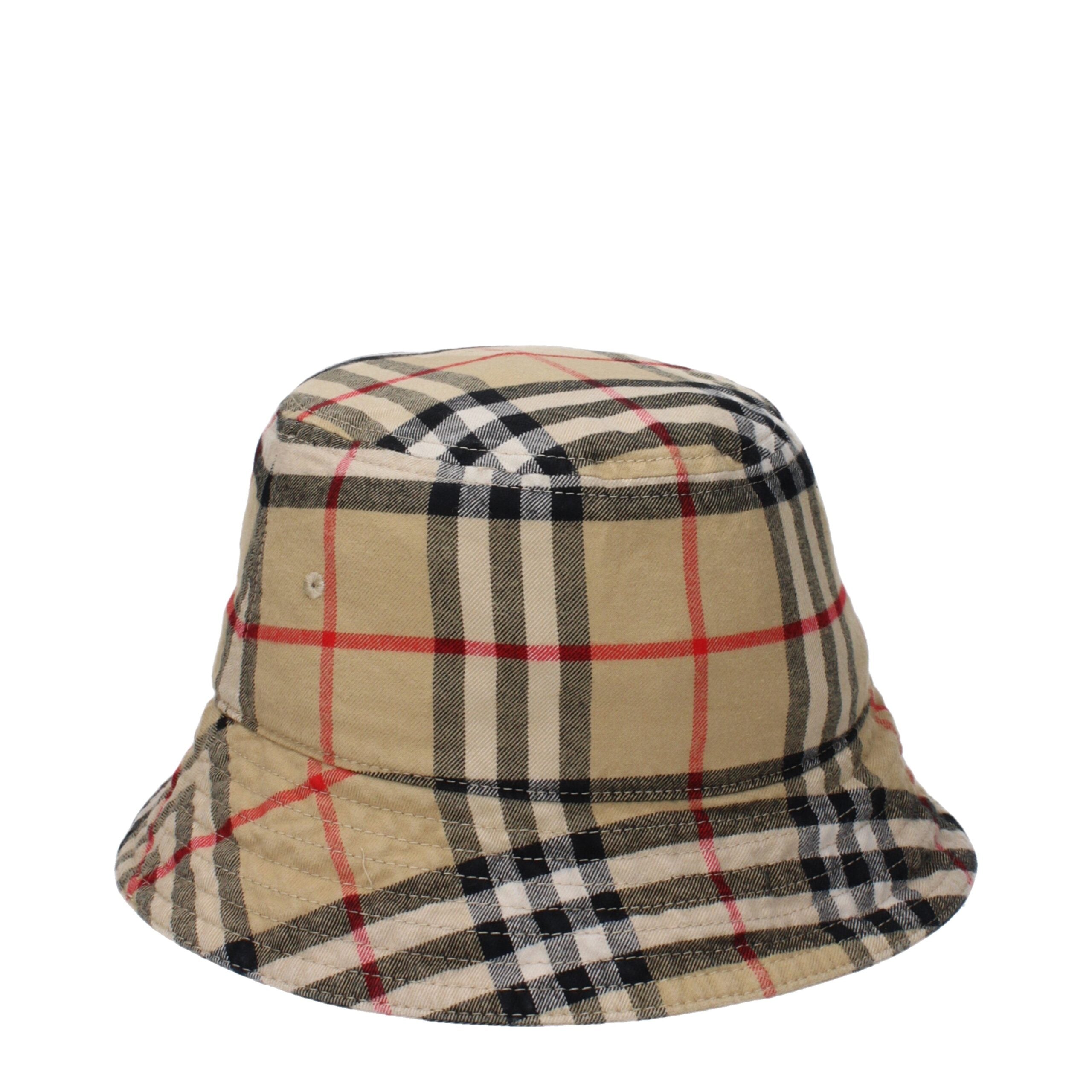 Burberry Beige Baumwoll-Bucket-Hat