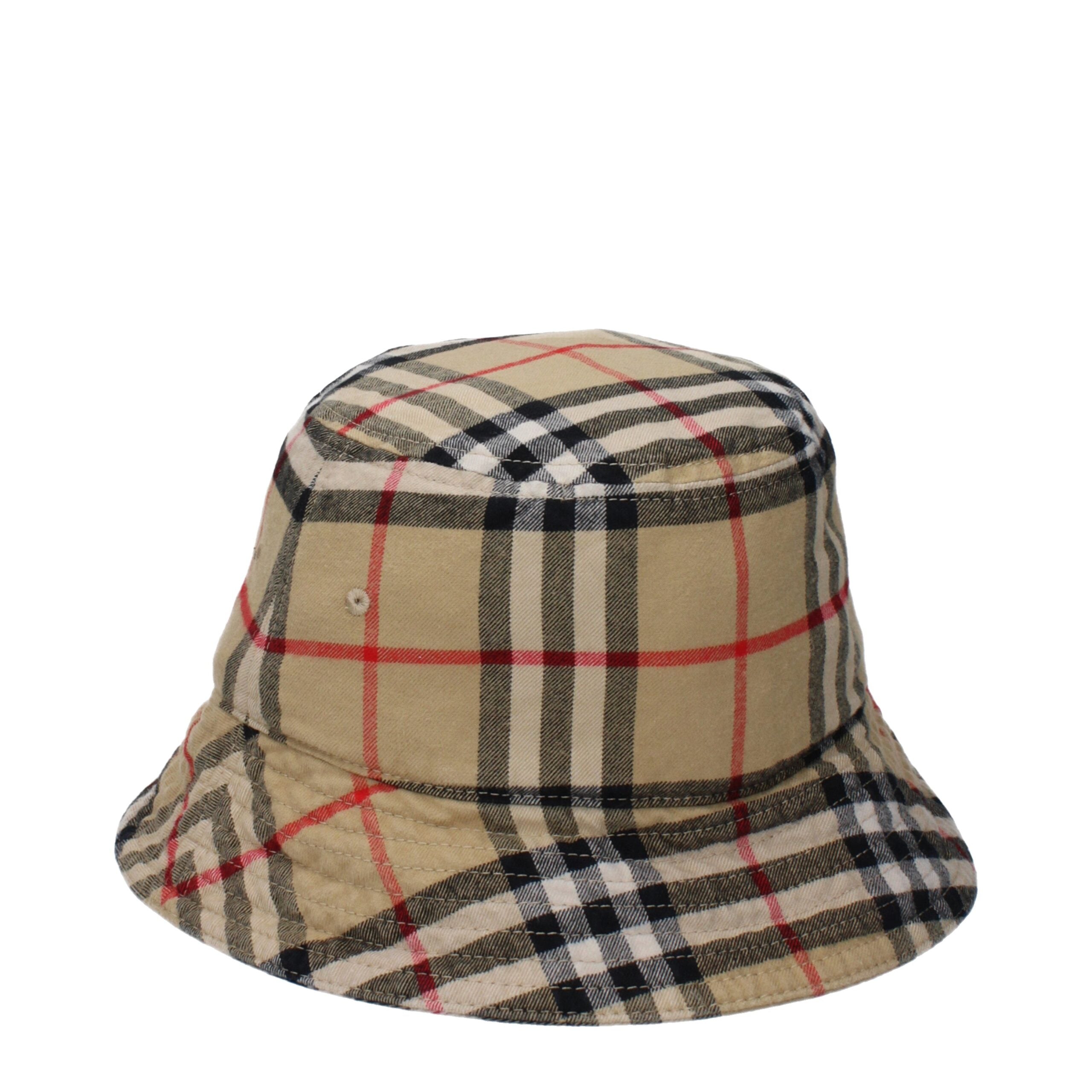 Burberry Beige Baumwoll-Bucket-Hat