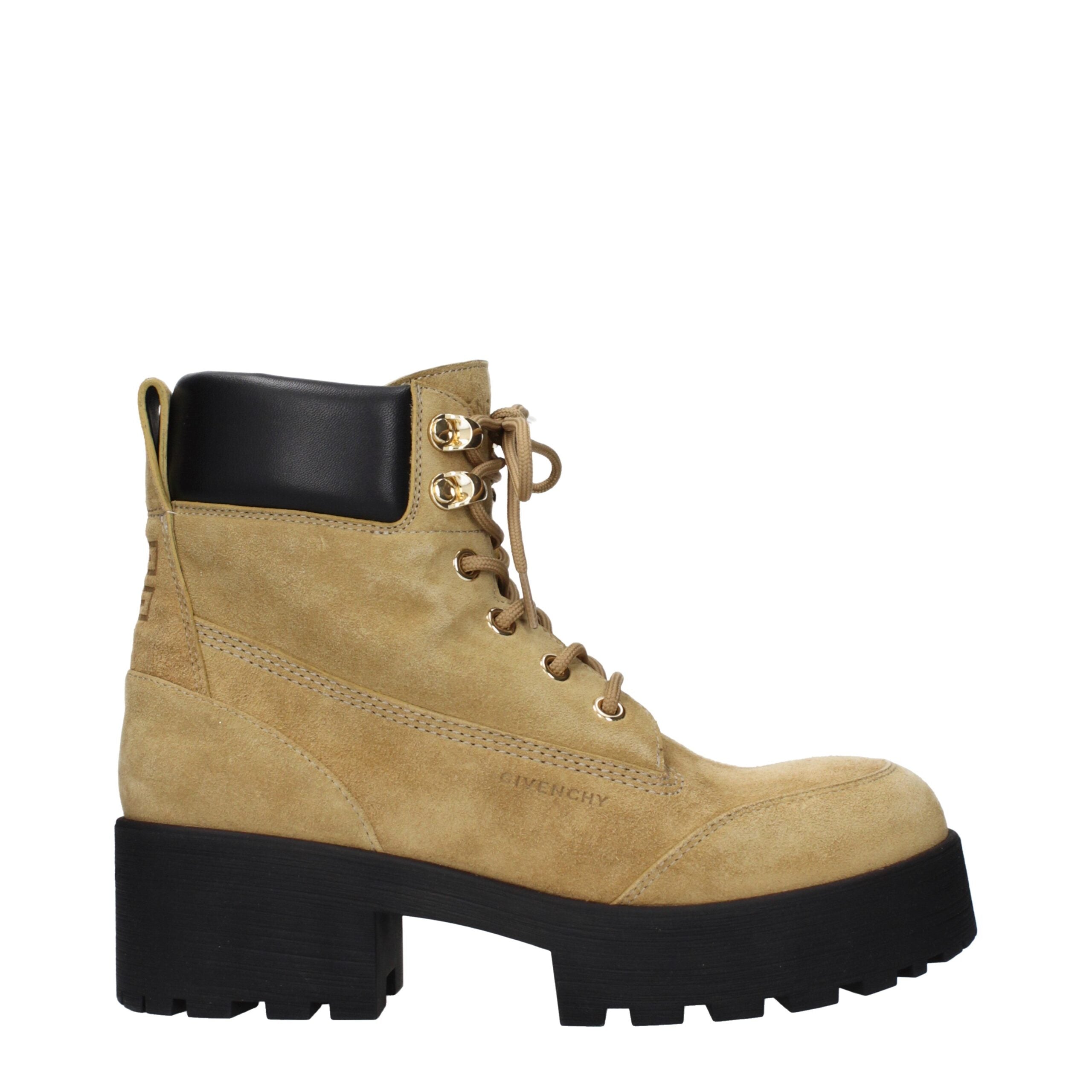Givenchy Braune Lederstiefeletten