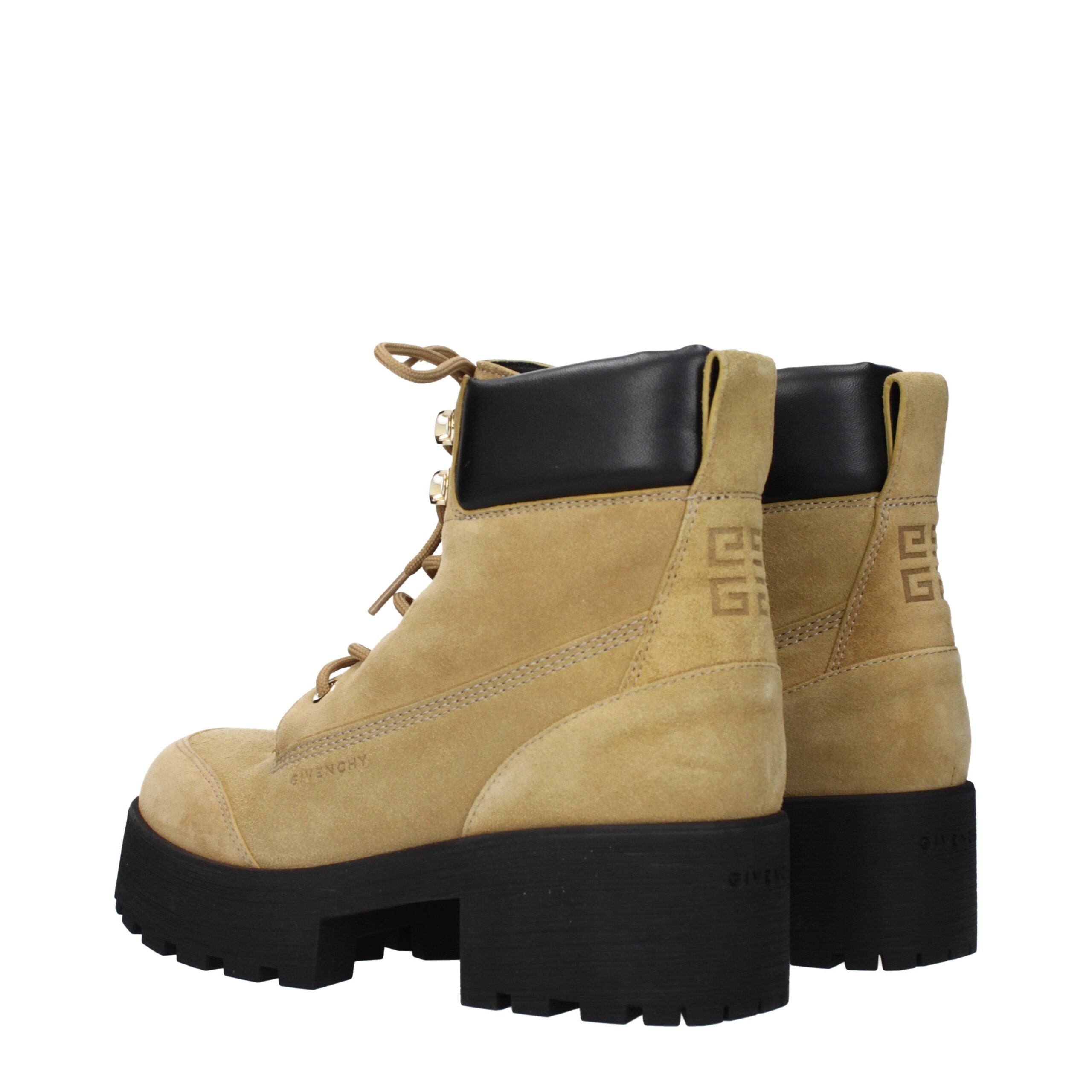 Givenchy Braune Lederstiefeletten