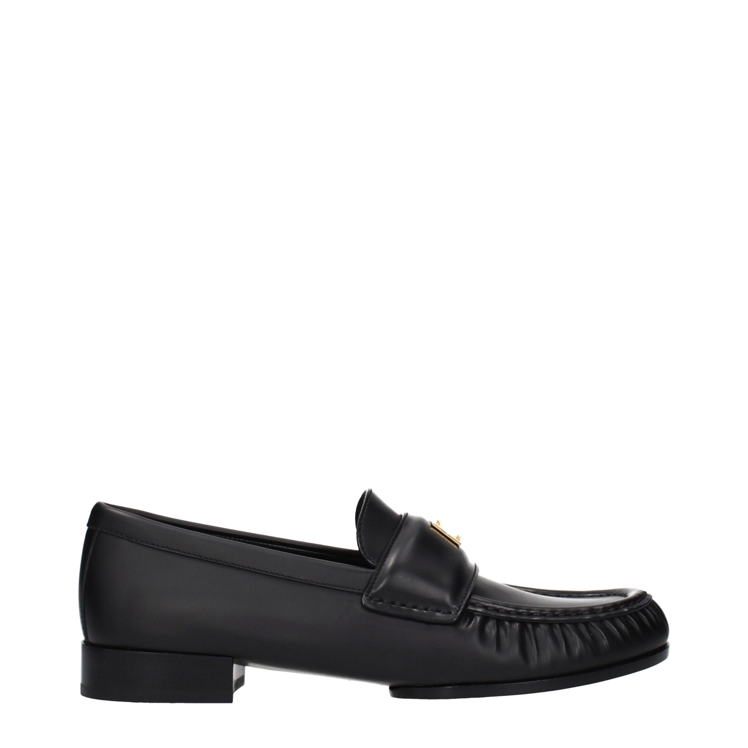 Givenchy Schwarze Leder Loafer zum Hineinschlüpfen