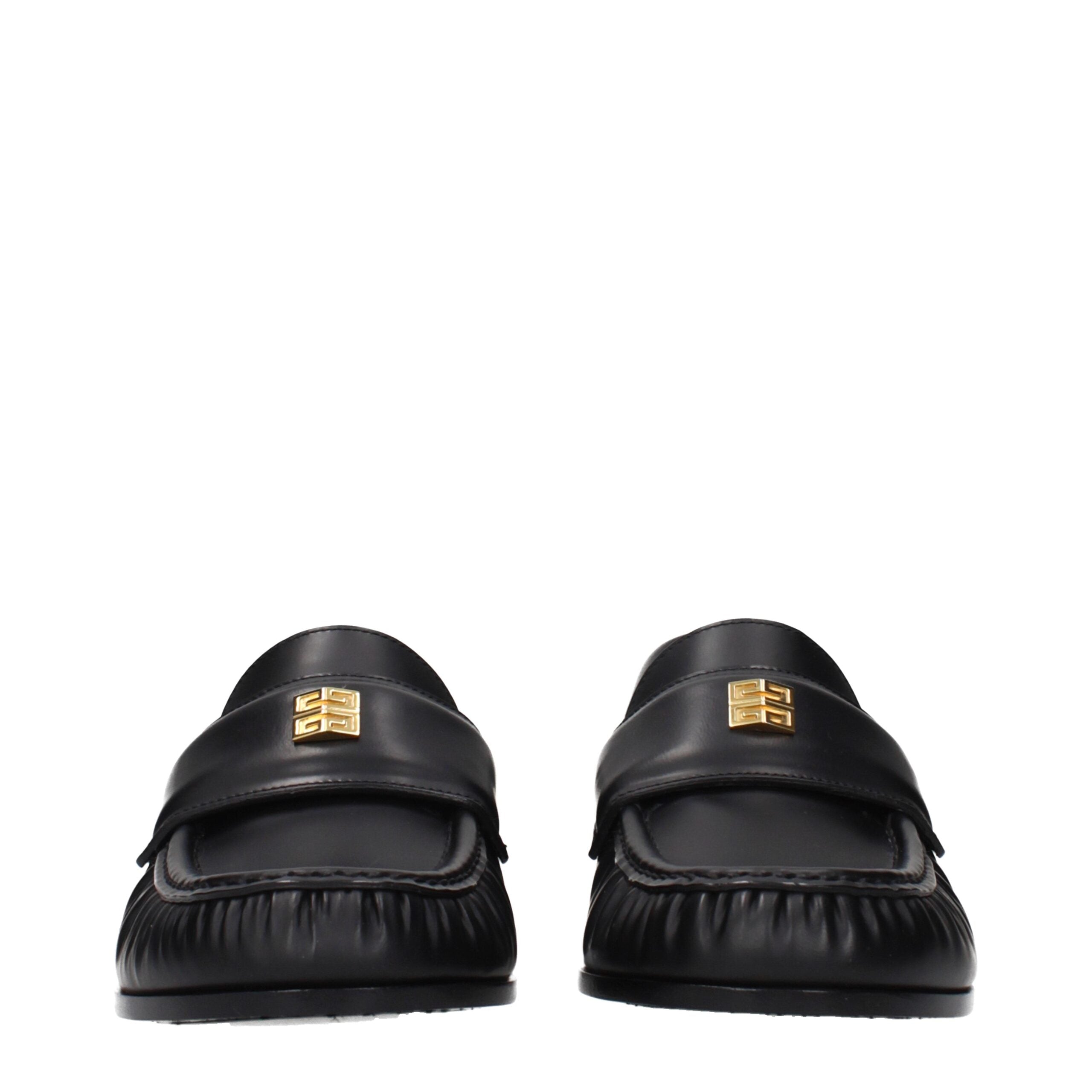 Givenchy Schwarze Leder Loafer zum Hineinschlüpfen