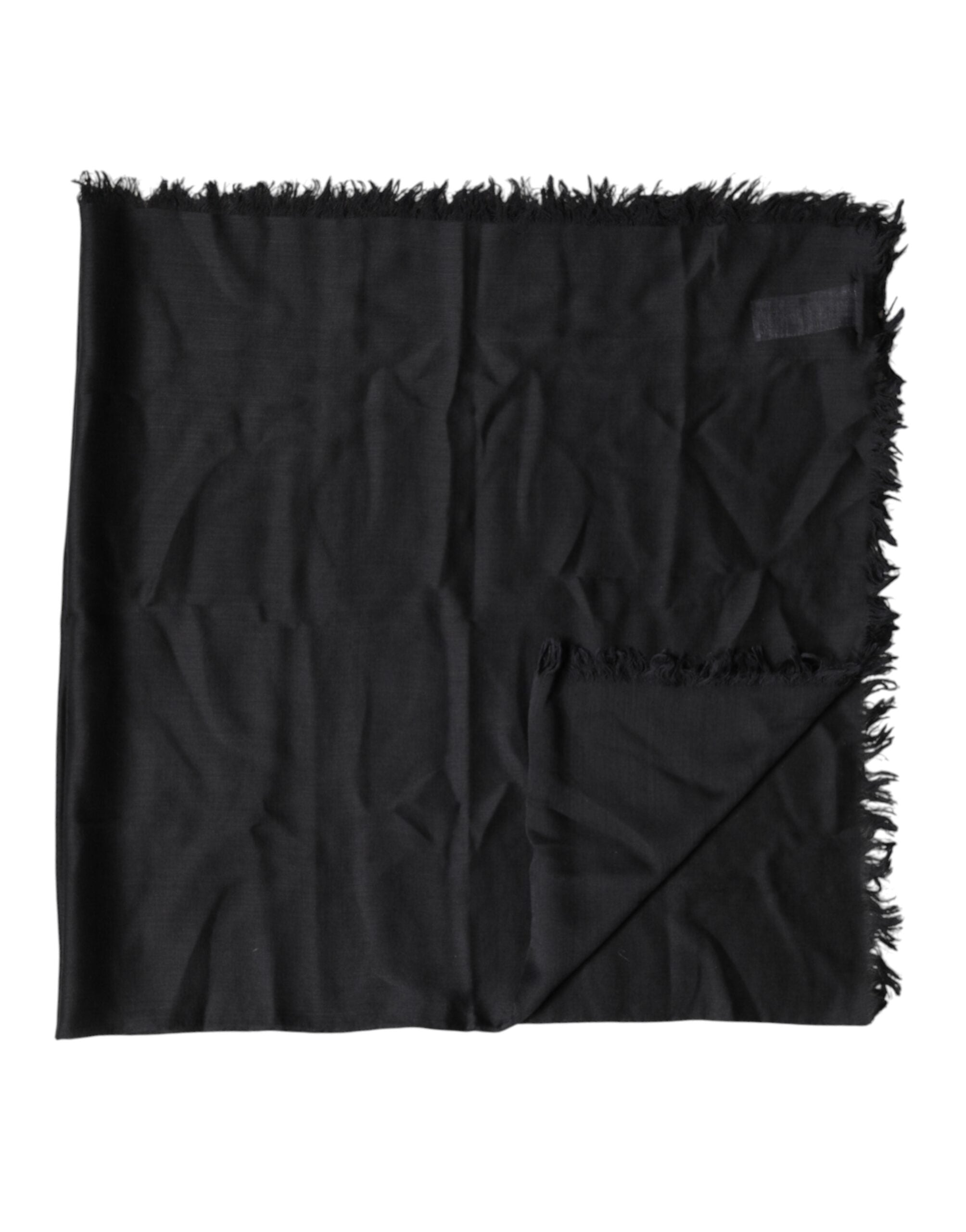 Dolce & Gabbana Schwarzer Spitzen-Stola, Nackenwickel, Schal