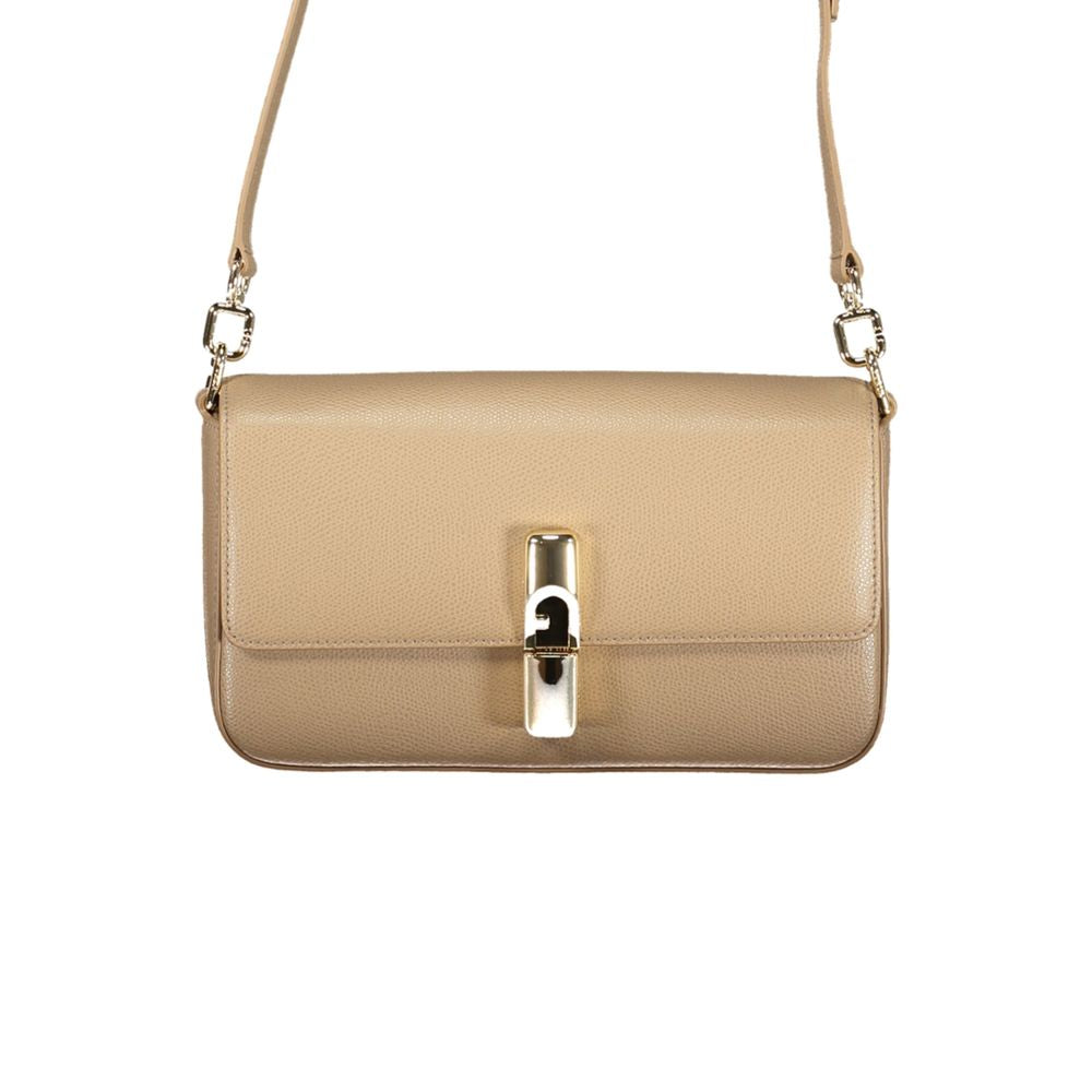 Furla Beige Cowhide Crossbody Bag