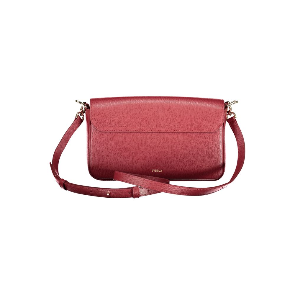 Furla Rote Lederhandtasche