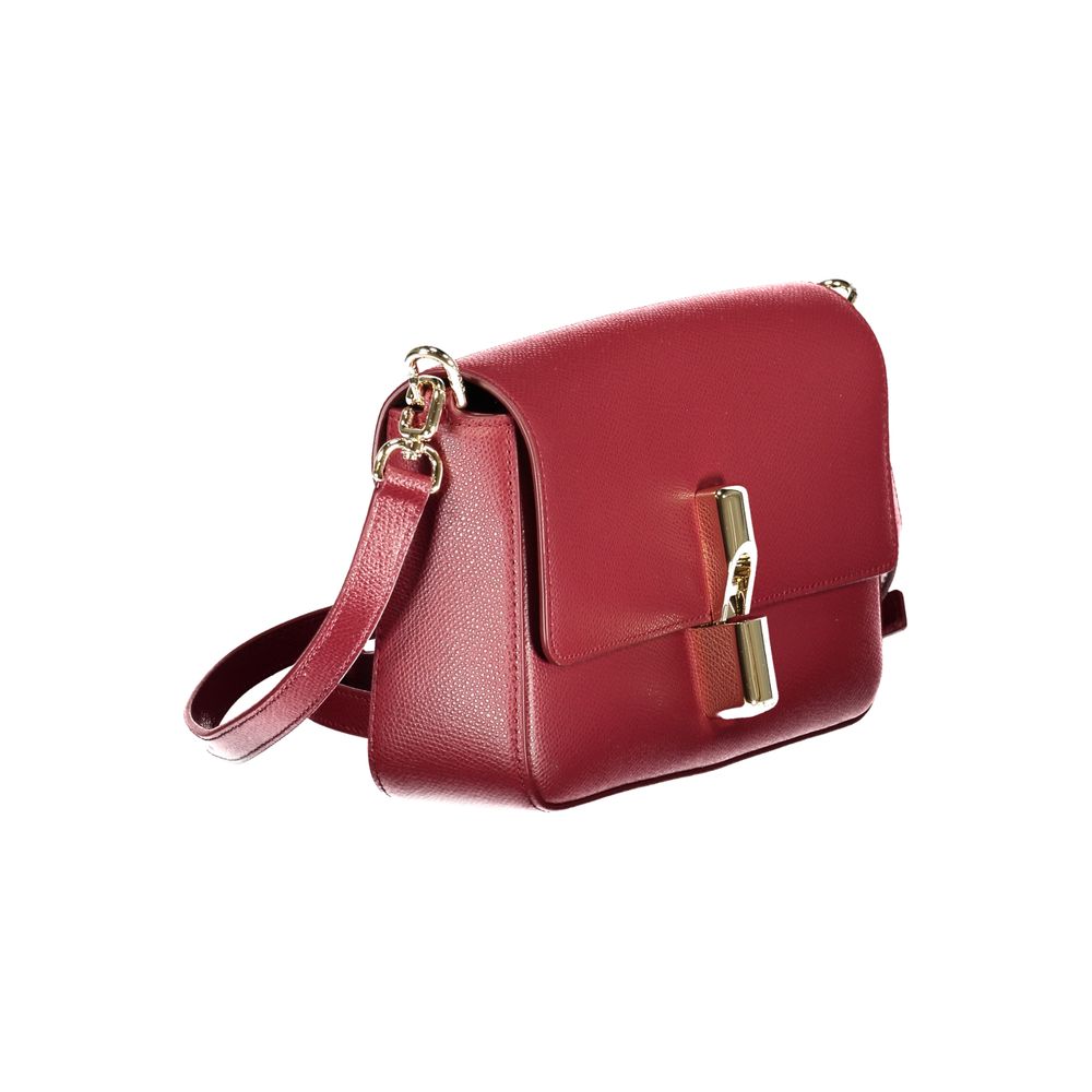Furla Rote Lederhandtasche