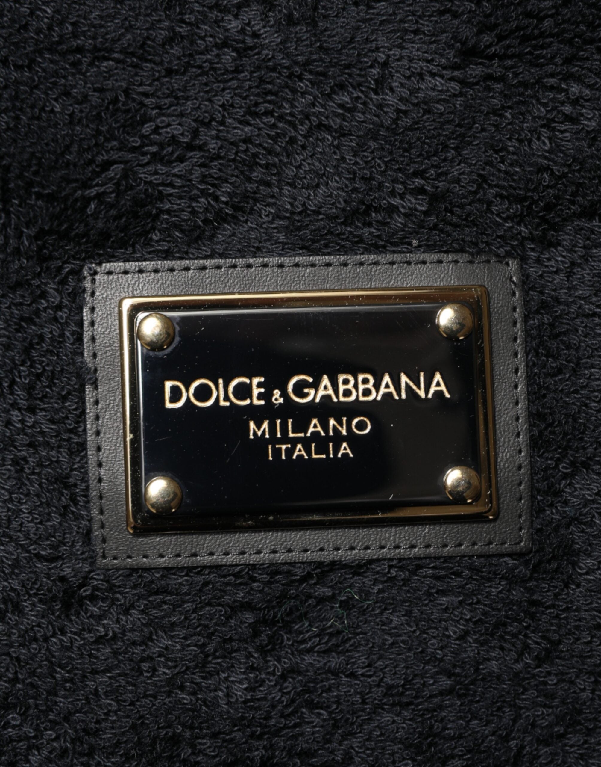 Dolce & Gabbana Schwarzer Baumwoll-Pullover mit V-Ausschnitt für Herren