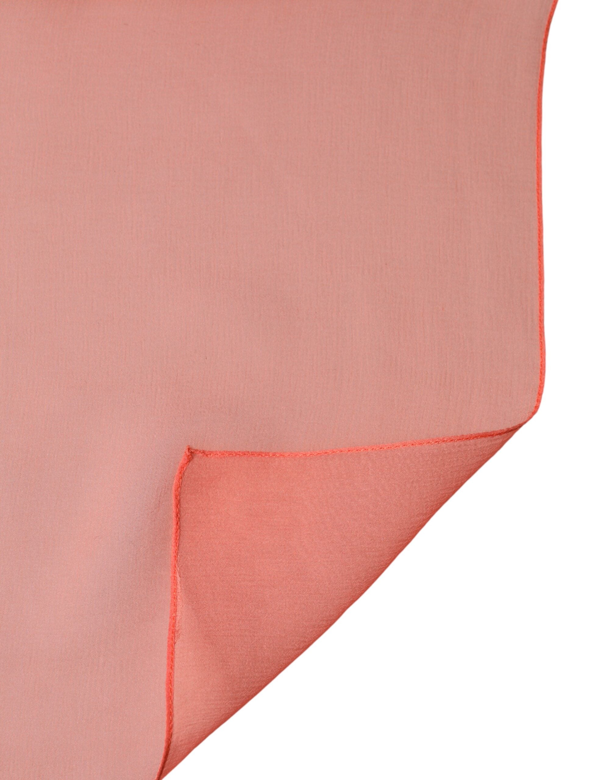 Dolce & Gabbana Orange Stola Seidenschal Halstuch Herrenschal
