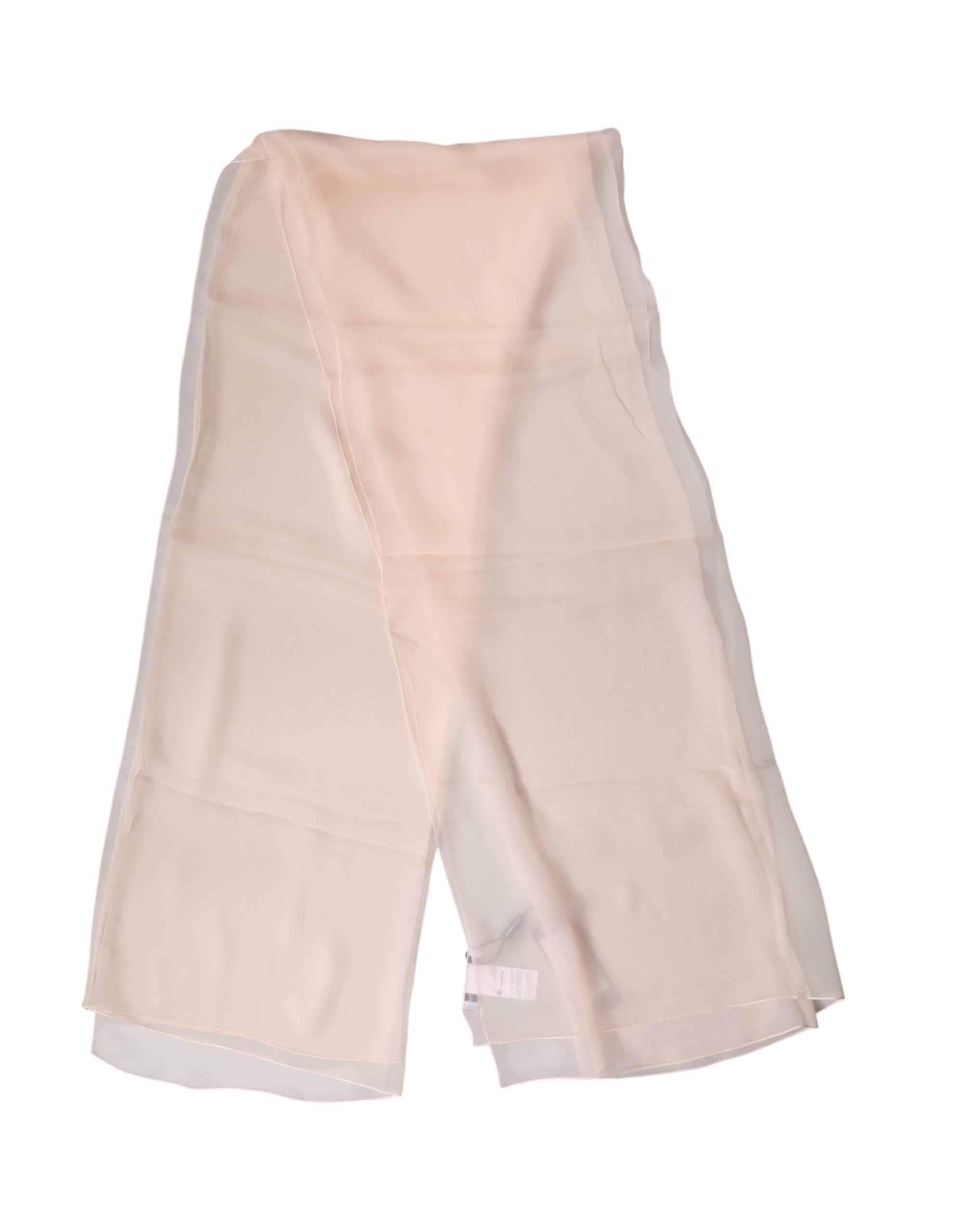 Dolce & Gabbana Hellrosa Seidenstola Schal Halstuch