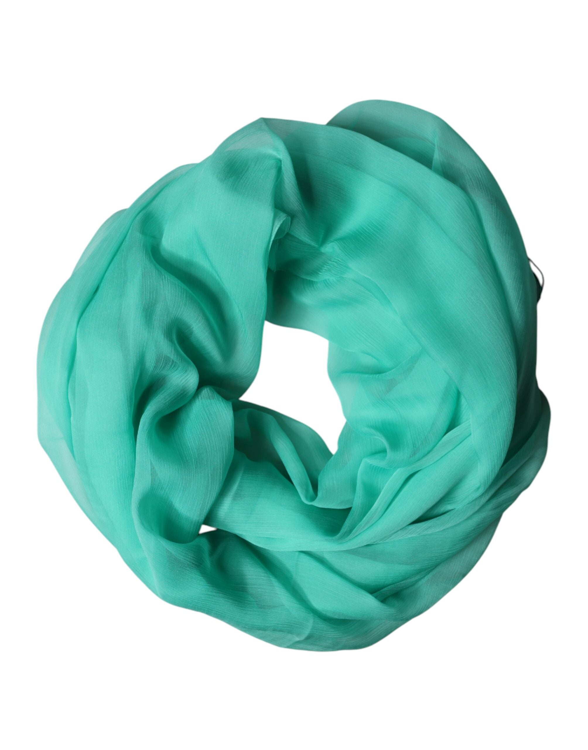 Dolce & Gabbana Teal Stole Seidenschal Herrenschal