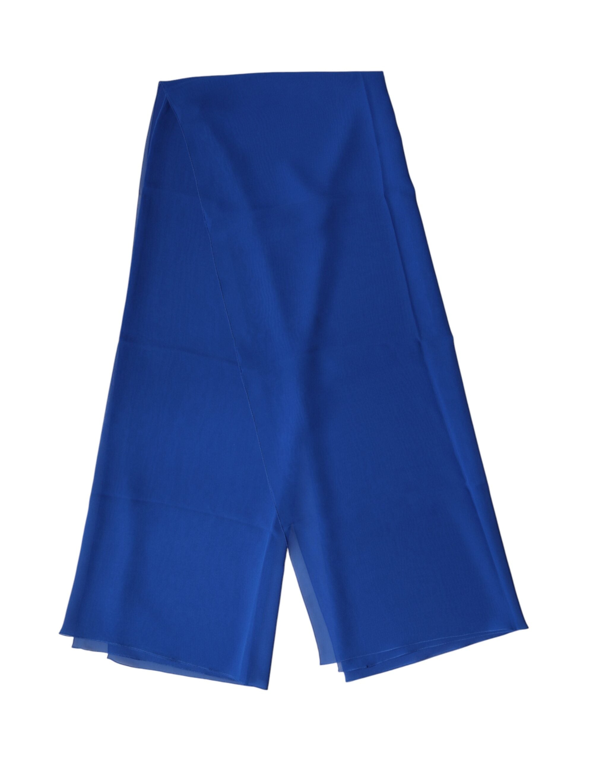 Dolce & Gabbana Blauer Seidenschal Stola Herrenschal