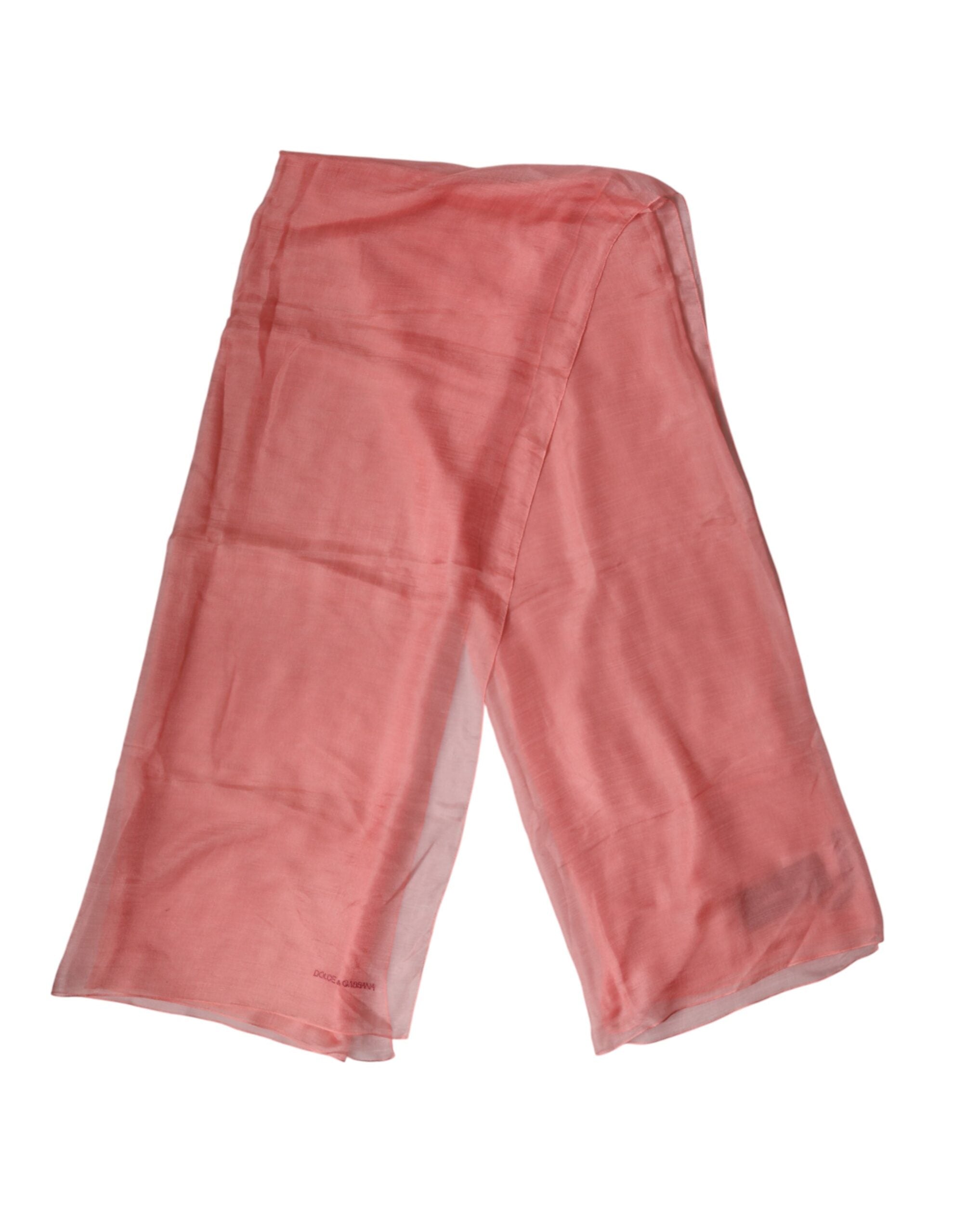 Dolce & Gabbana Hellrosa Kaschmir-Nackenwickel-Schal
