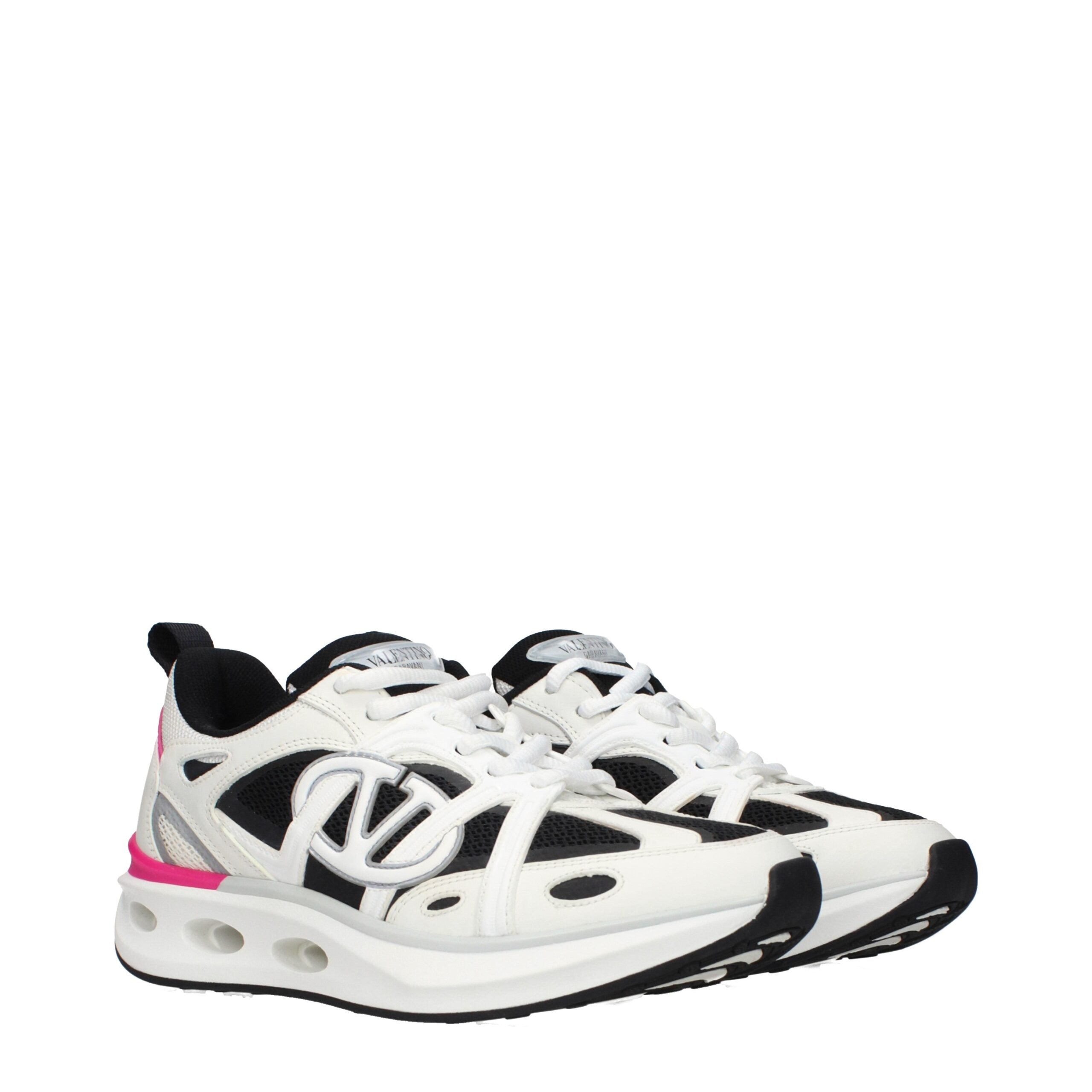 Valentino Garavani Weiße Stoff-Sneaker im Athletic-Look