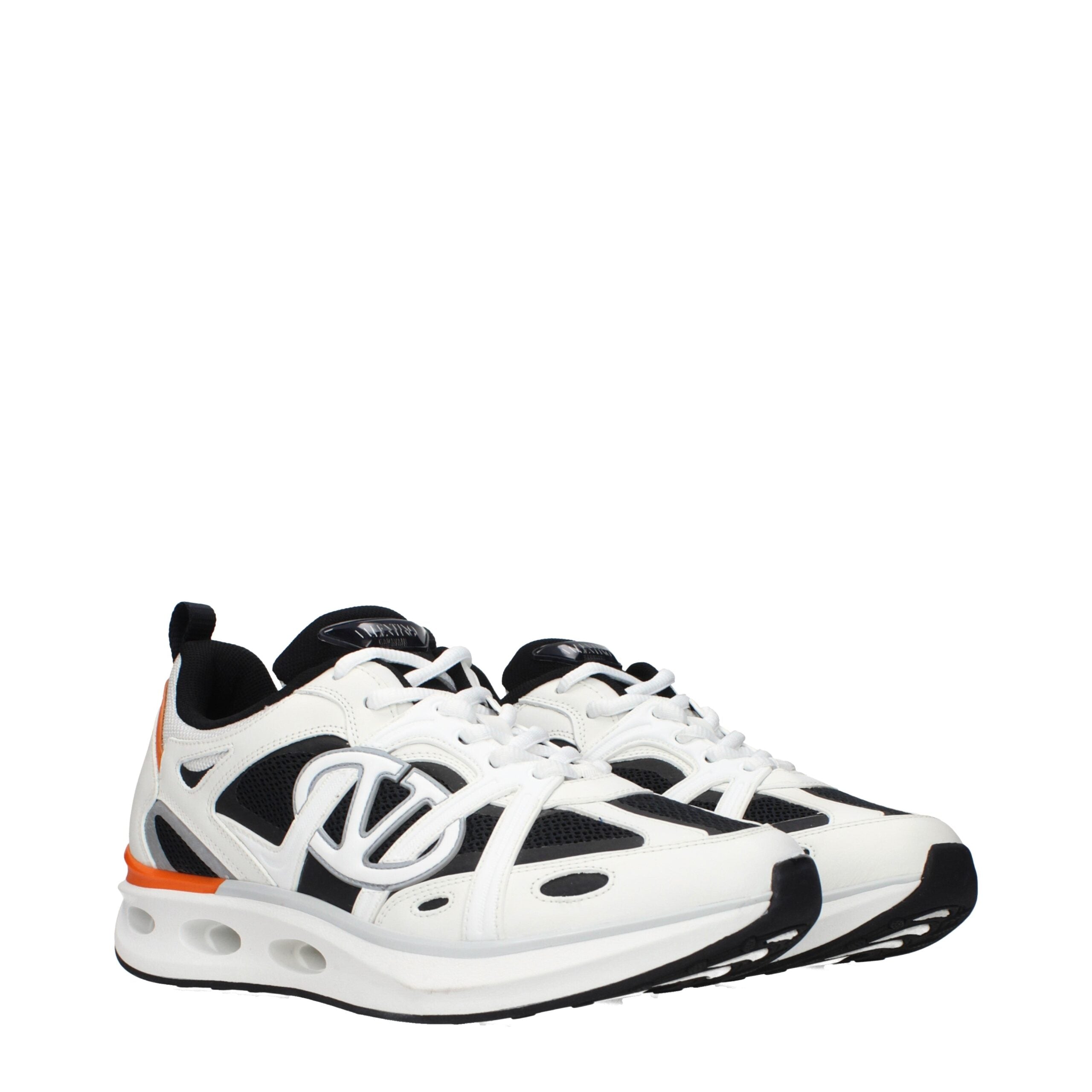 Valentino Garavani Weiße Stoff-Sneaker im Athletic-Look