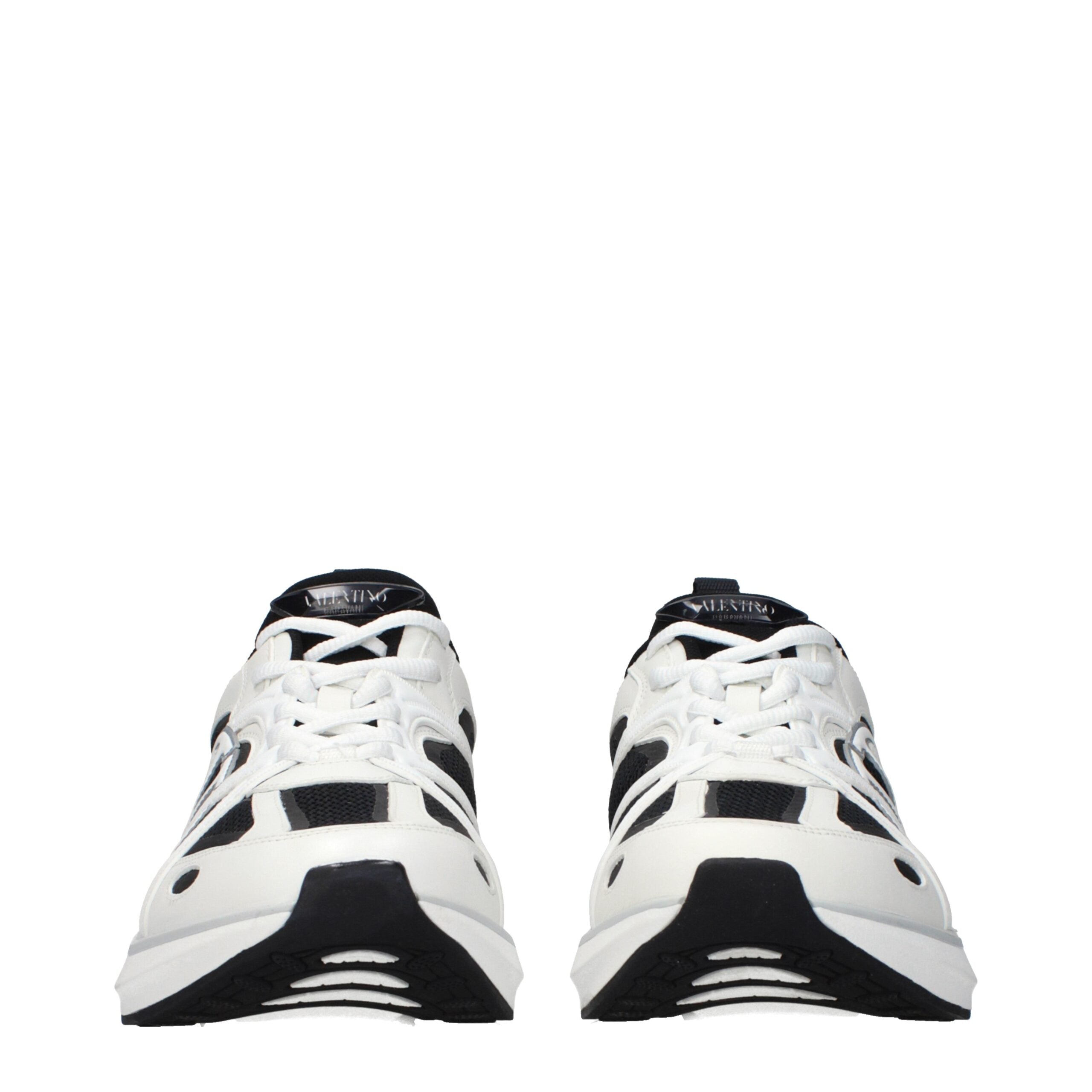 Valentino Garavani Weiße Stoff-Sneaker im Athletic-Look