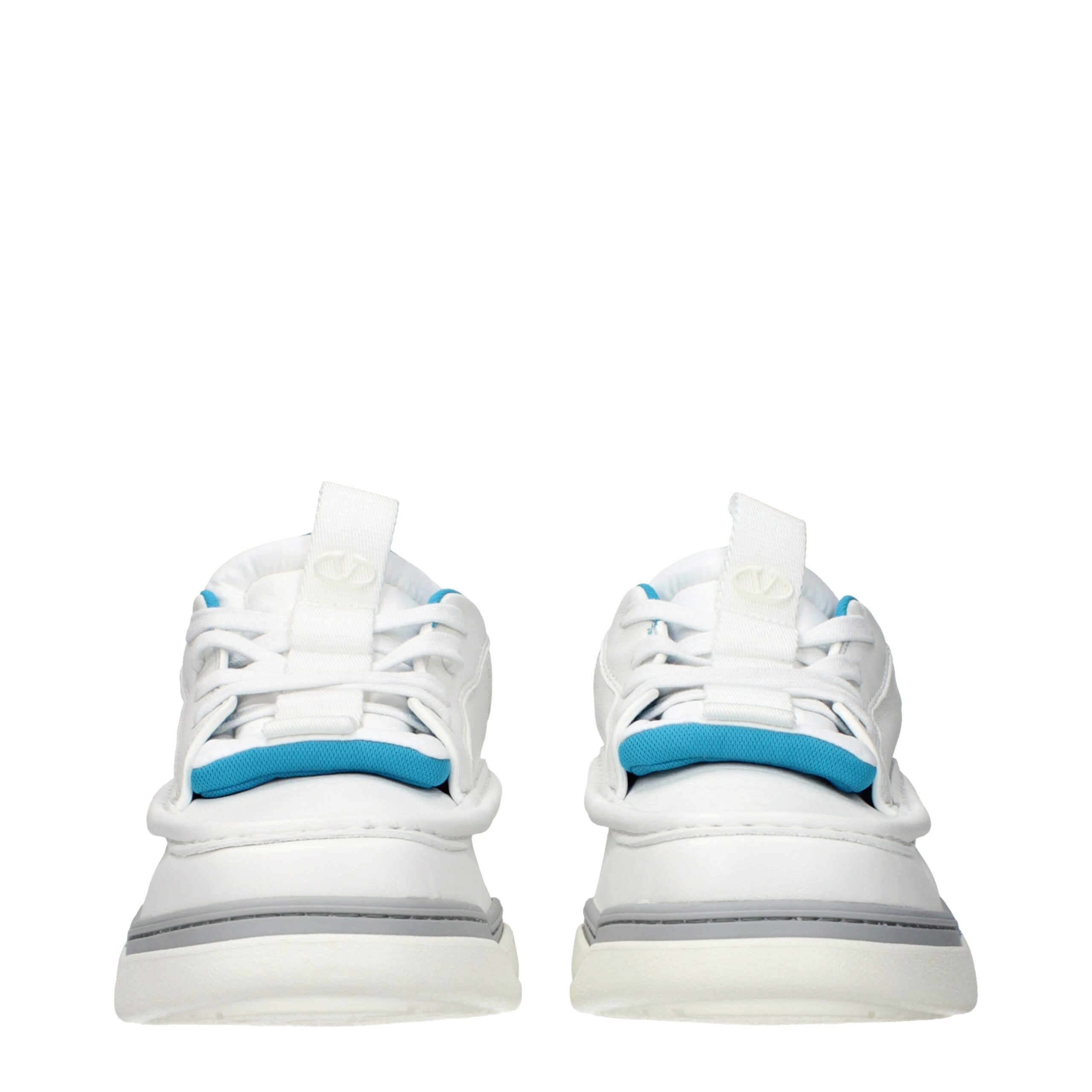 Valentino Garavani Weiße Low-Top-Sneaker aus Leder