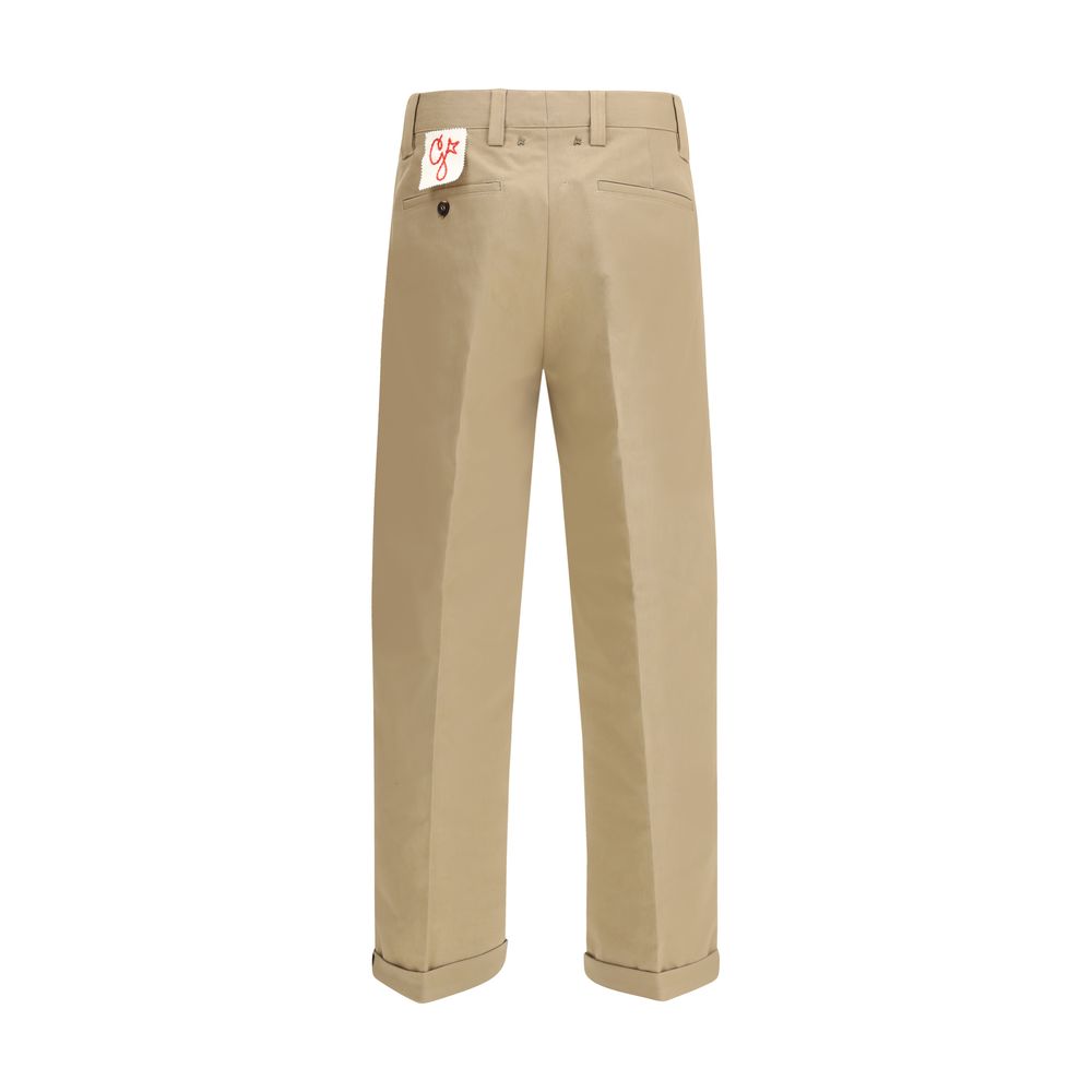 Golden Goose Beige Baumwoll-Chino-Hose