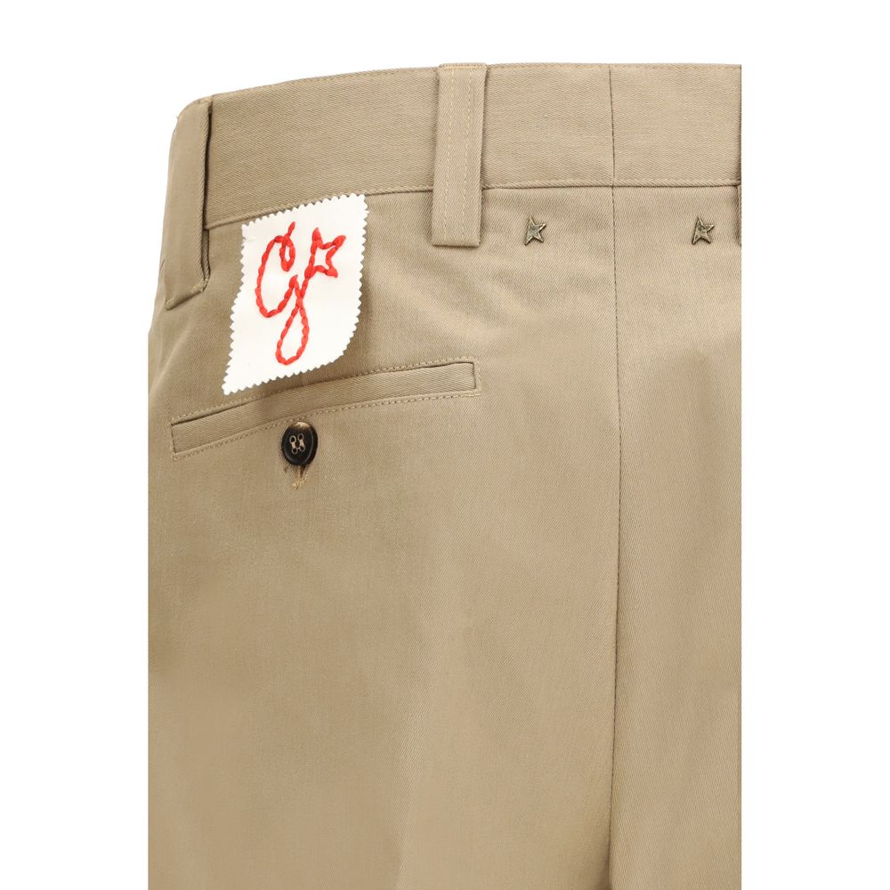 Golden Goose Beige Baumwoll-Chino-Hose