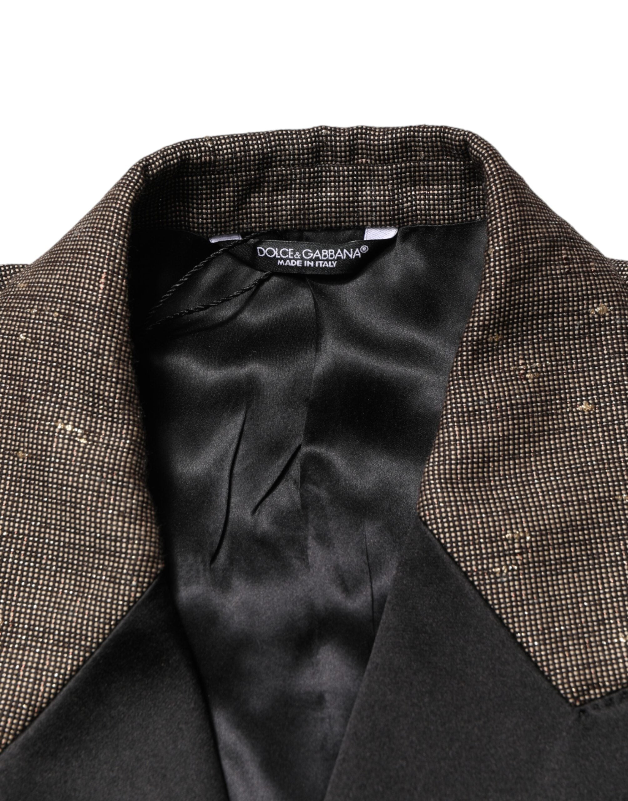Dolce & Gabbana Grauer Zweireihiger Blazer mit 2 Knöpfen